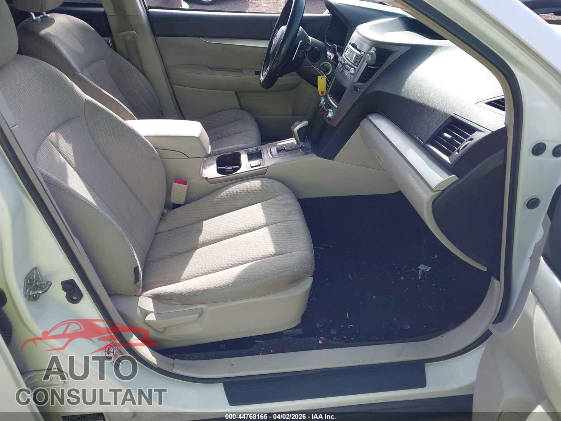 SUBARU OUTBACK 2012 - 4S4BRBAC5C3245510