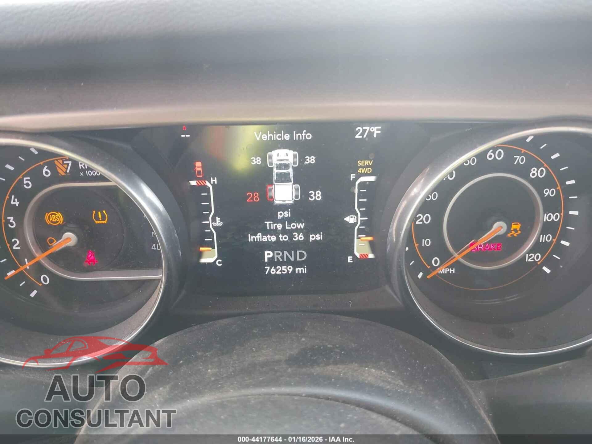 JEEP GLADIATOR 2020 - 1C6HJTAG2LL185966