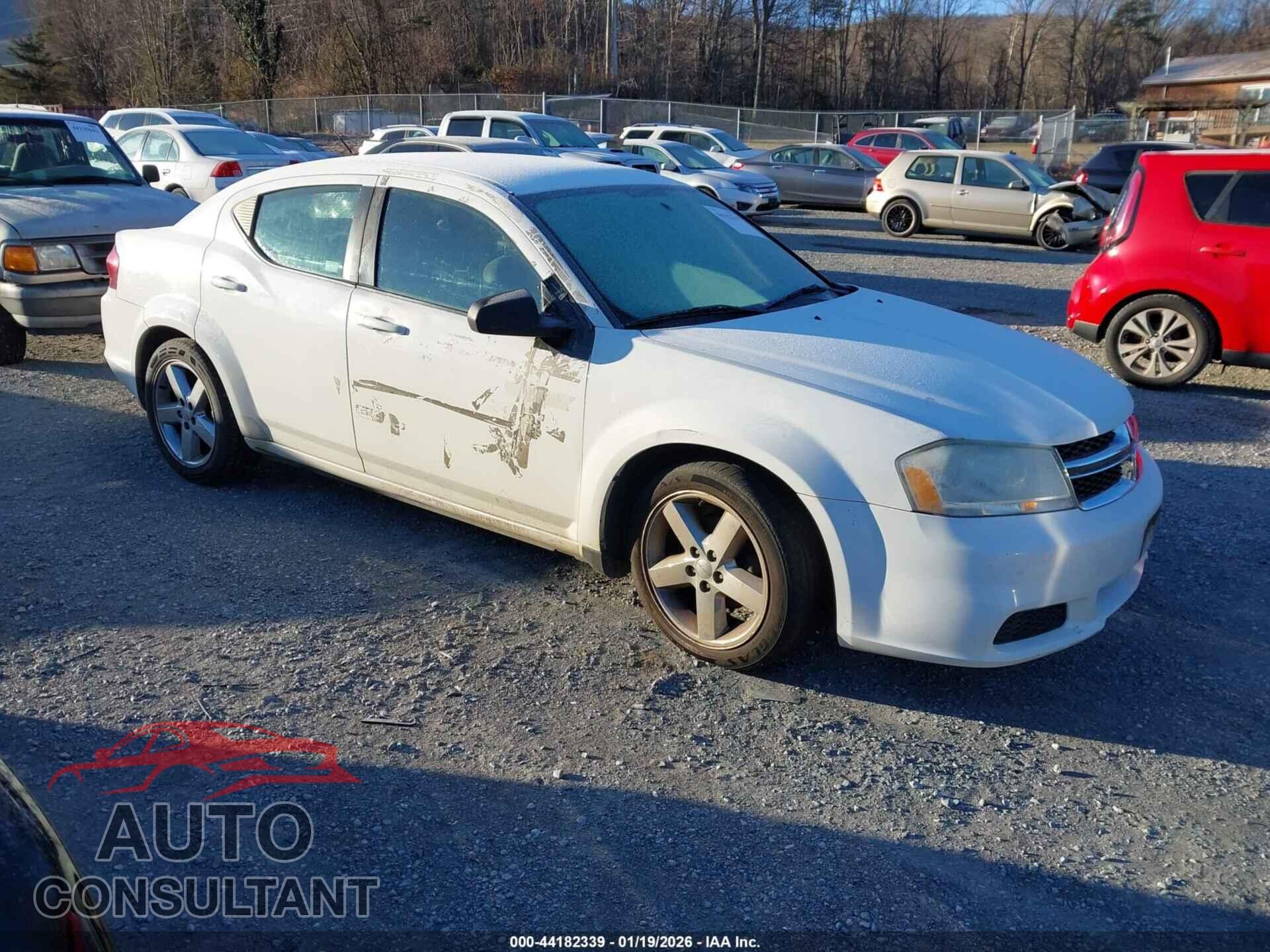 DODGE AVENGER 2012 - 1C3CDZAB3CN231959