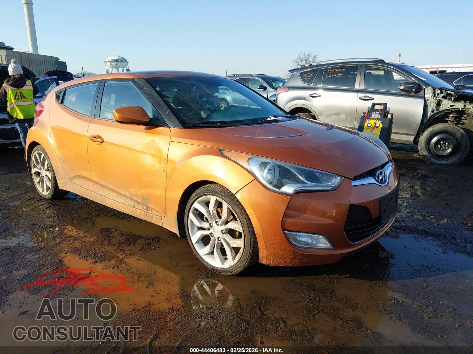 HYUNDAI VELOSTER 2012 - KMHTC6AD9CU044368