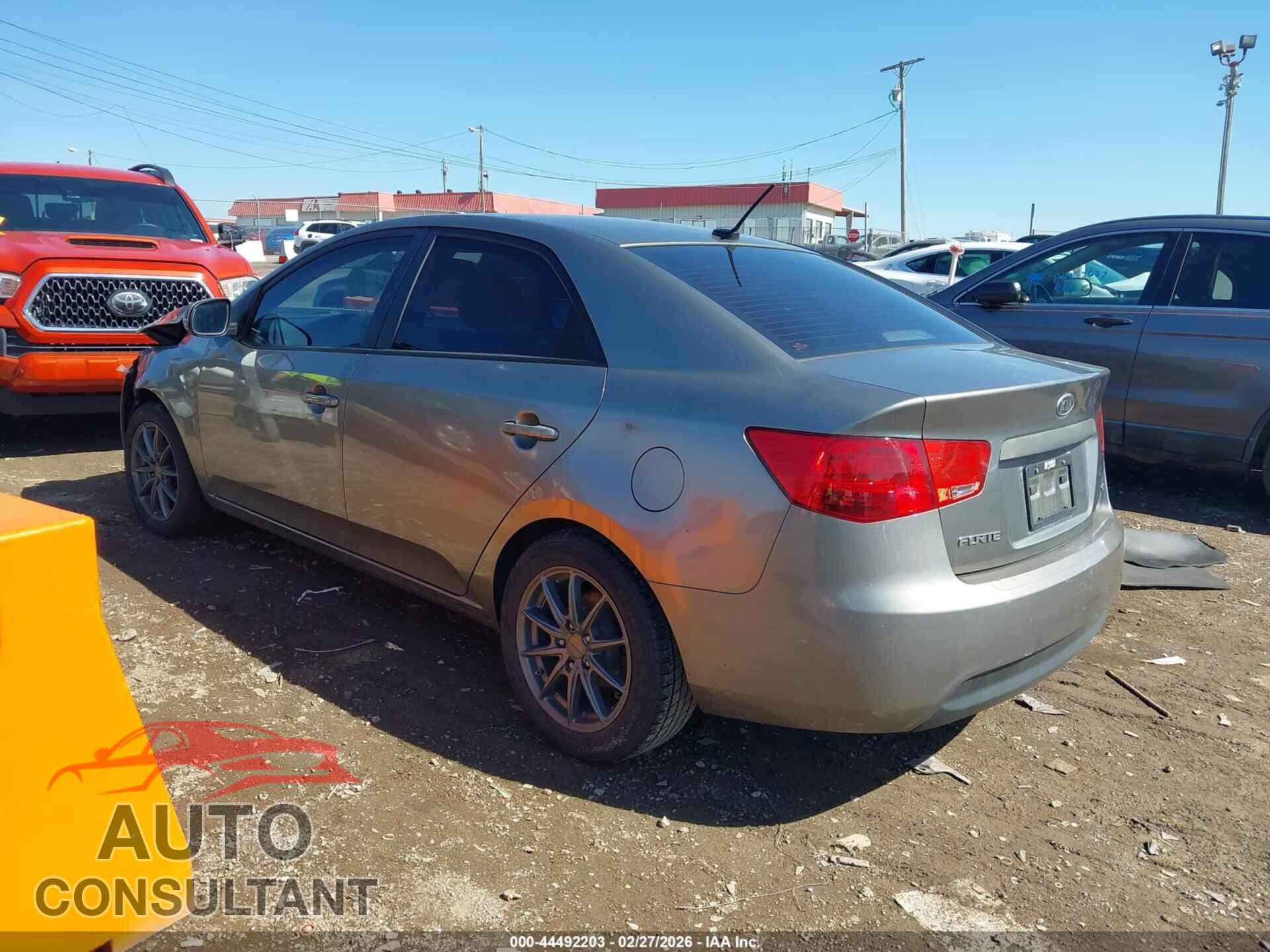KIA FORTE 2012 - KNAFU4A21C5491821