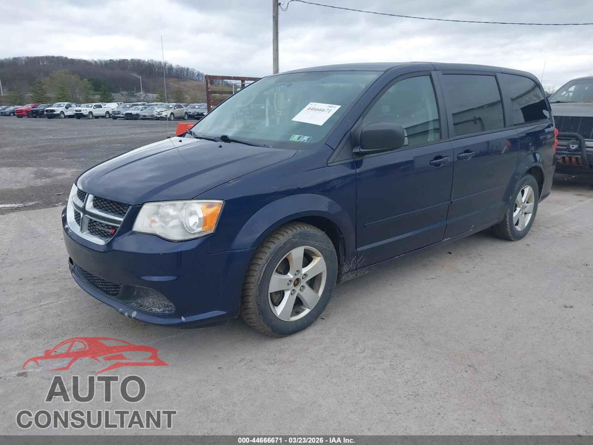 DODGE GRAND CARAVAN 2013 - 2C4RDGBG2DR560967
