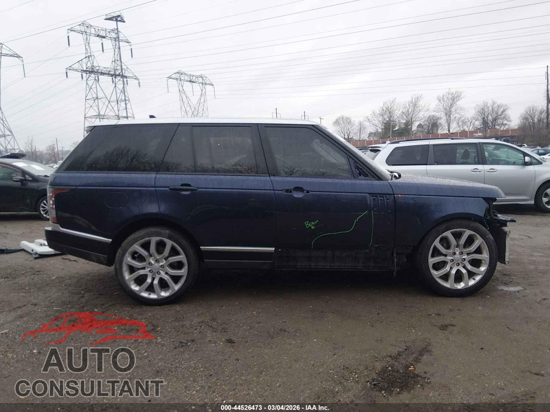 LAND ROVER RANGE ROVER 2016 - SALGS2PF2GA285523