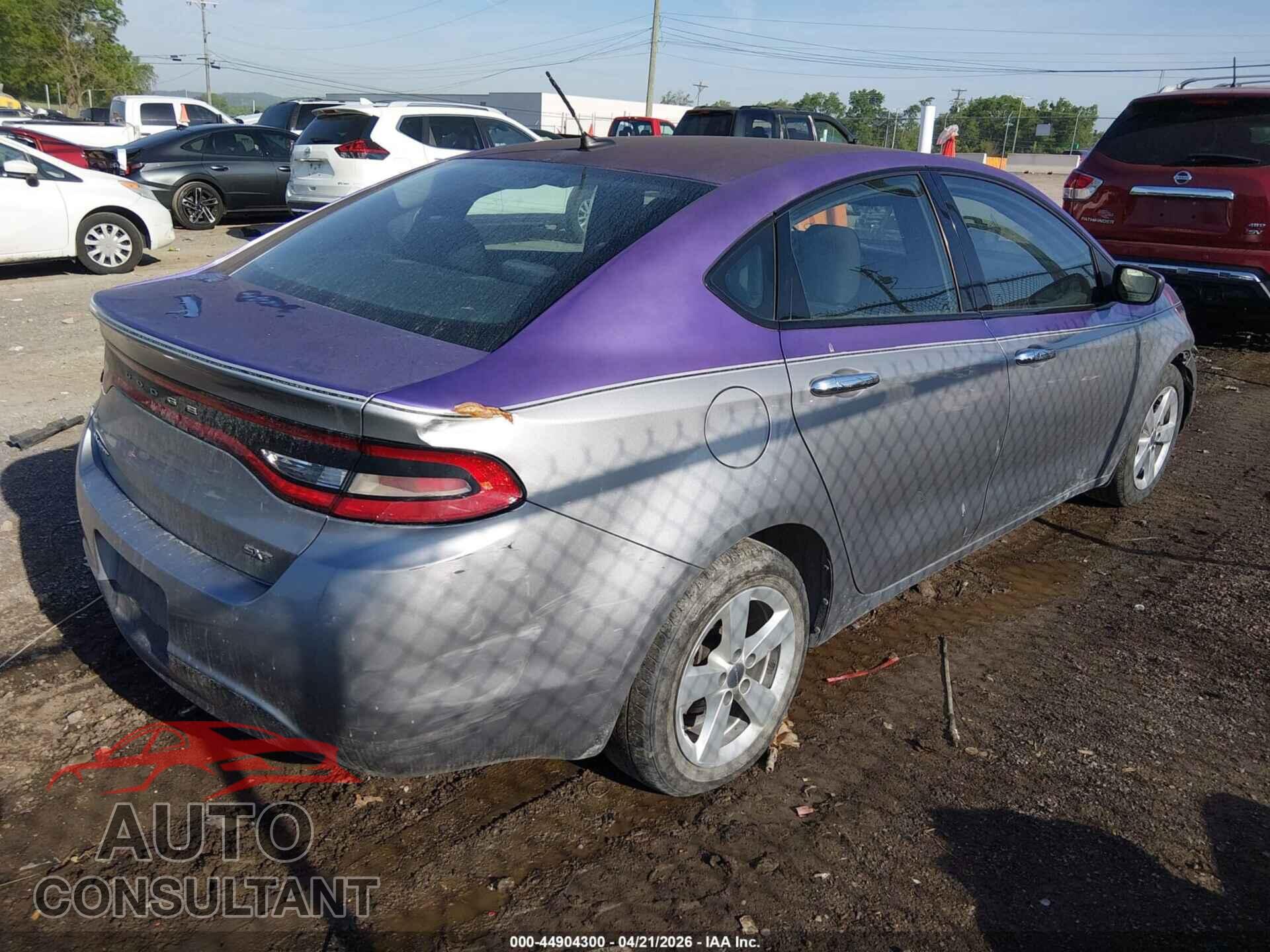 DODGE DART 2016 - 1C3CDFBB7GD515491