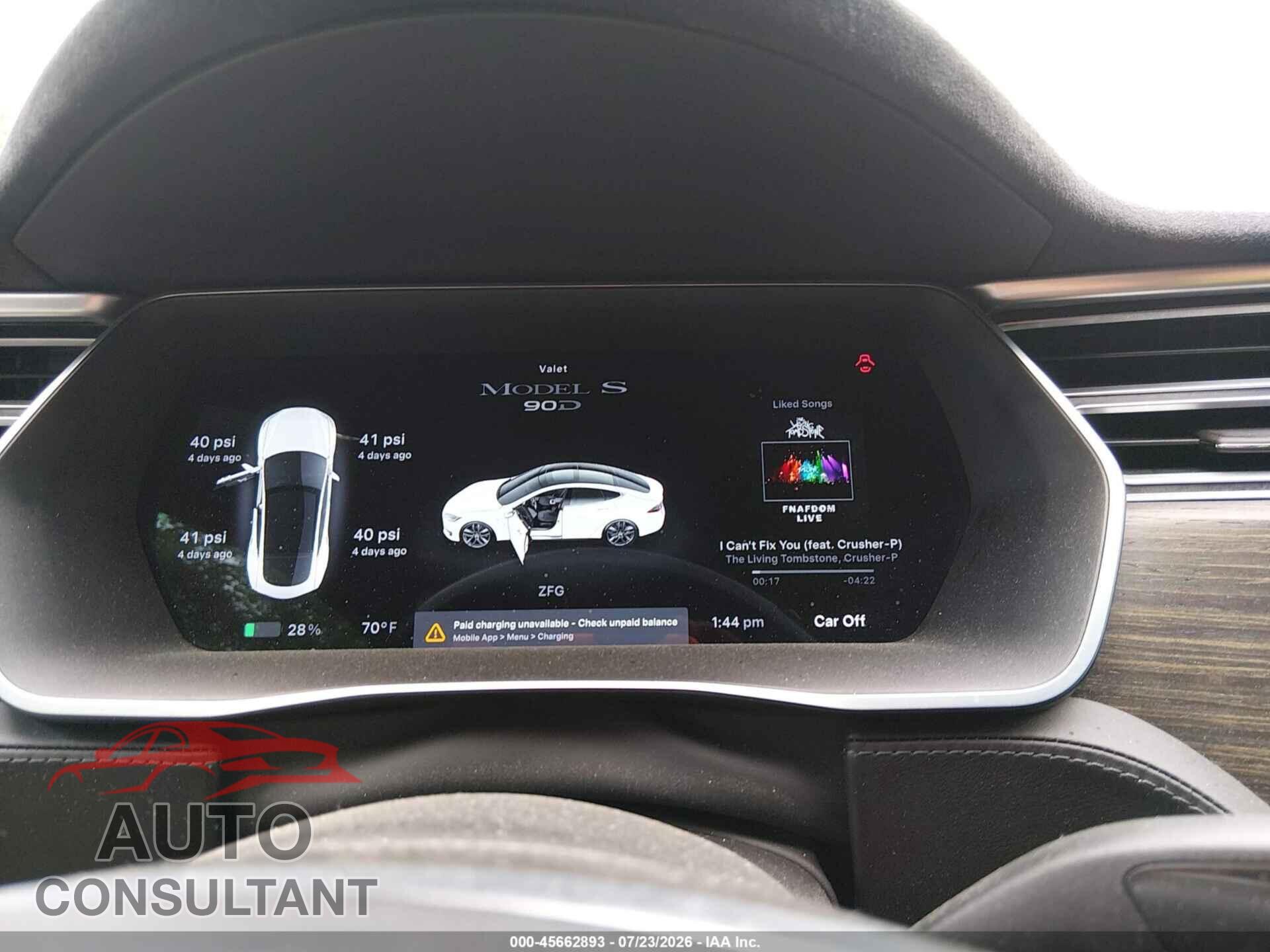 TESLA MODEL S 2015 - 5YJSA1E21FF112046