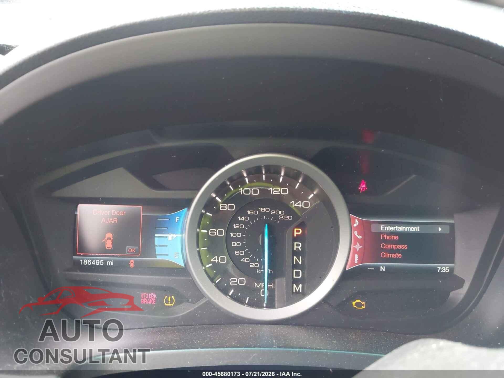 FORD EXPLORER 2012 - 1FMHK8D86CGA95618
