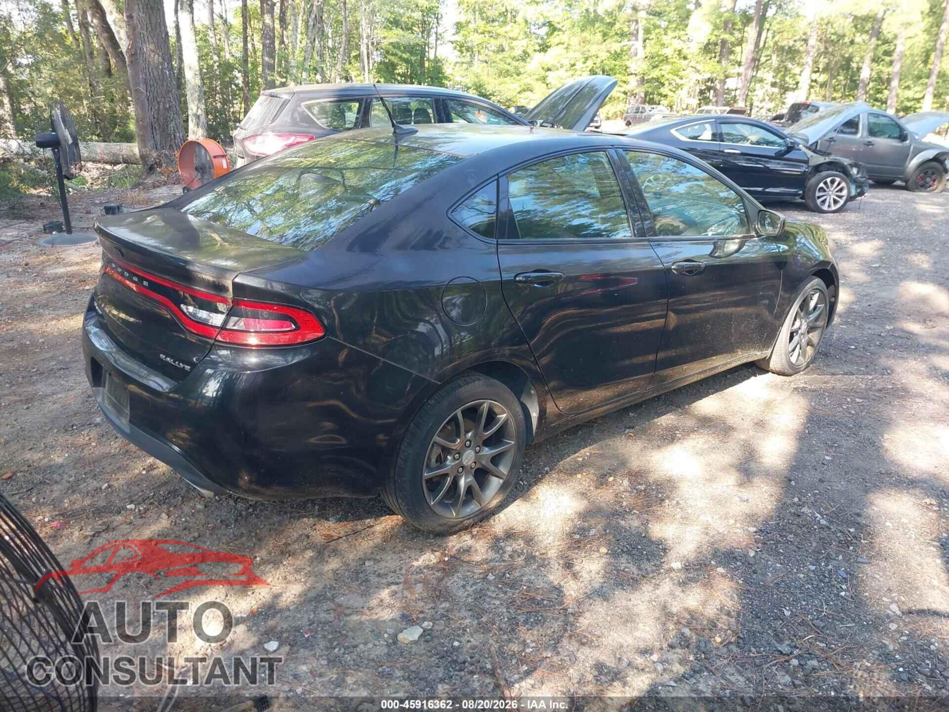 DODGE DART 2015 - 1C3CDFBB1FD111620