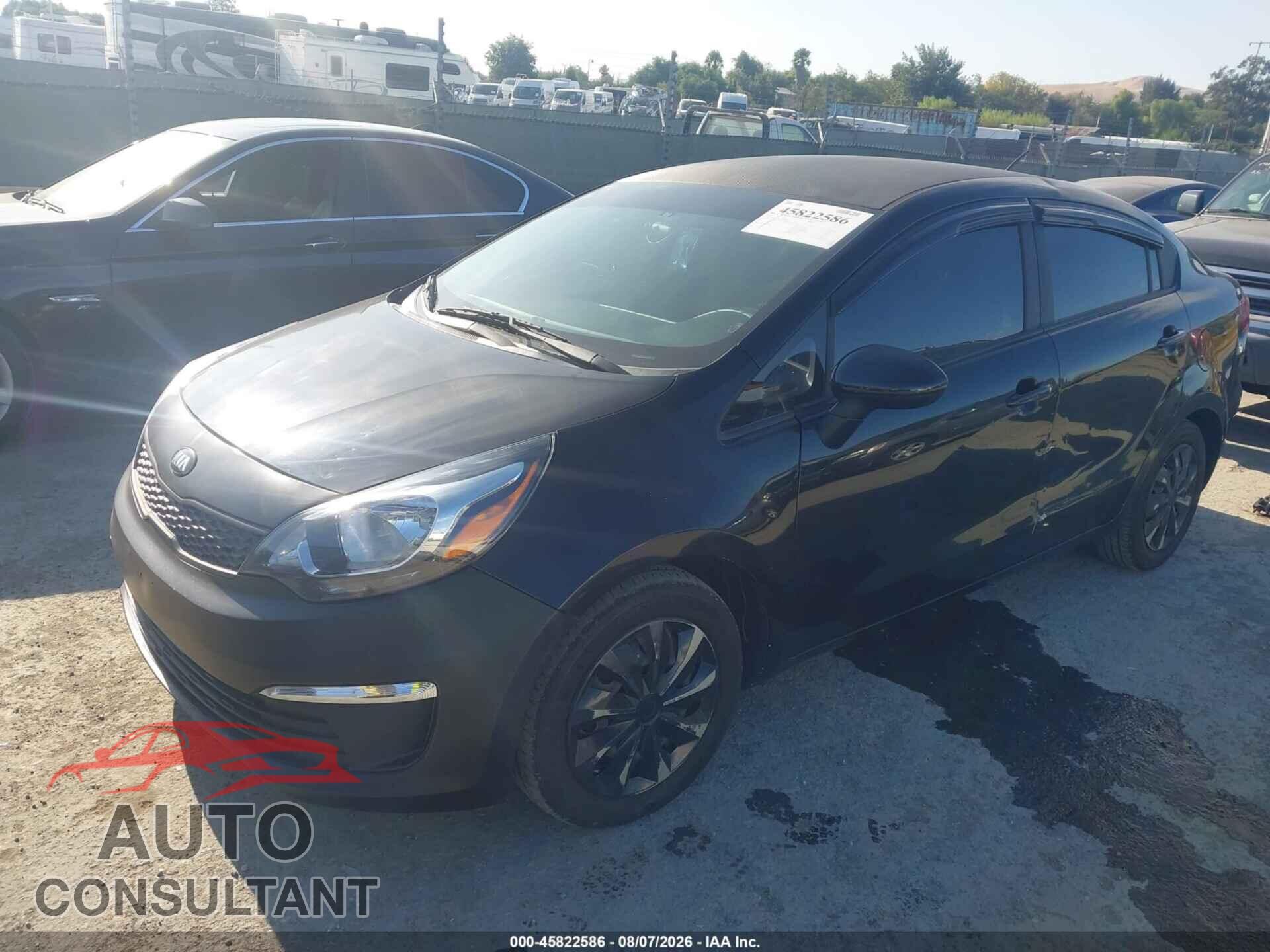 KIA RIO 2016 - KNADN4A33G6678927