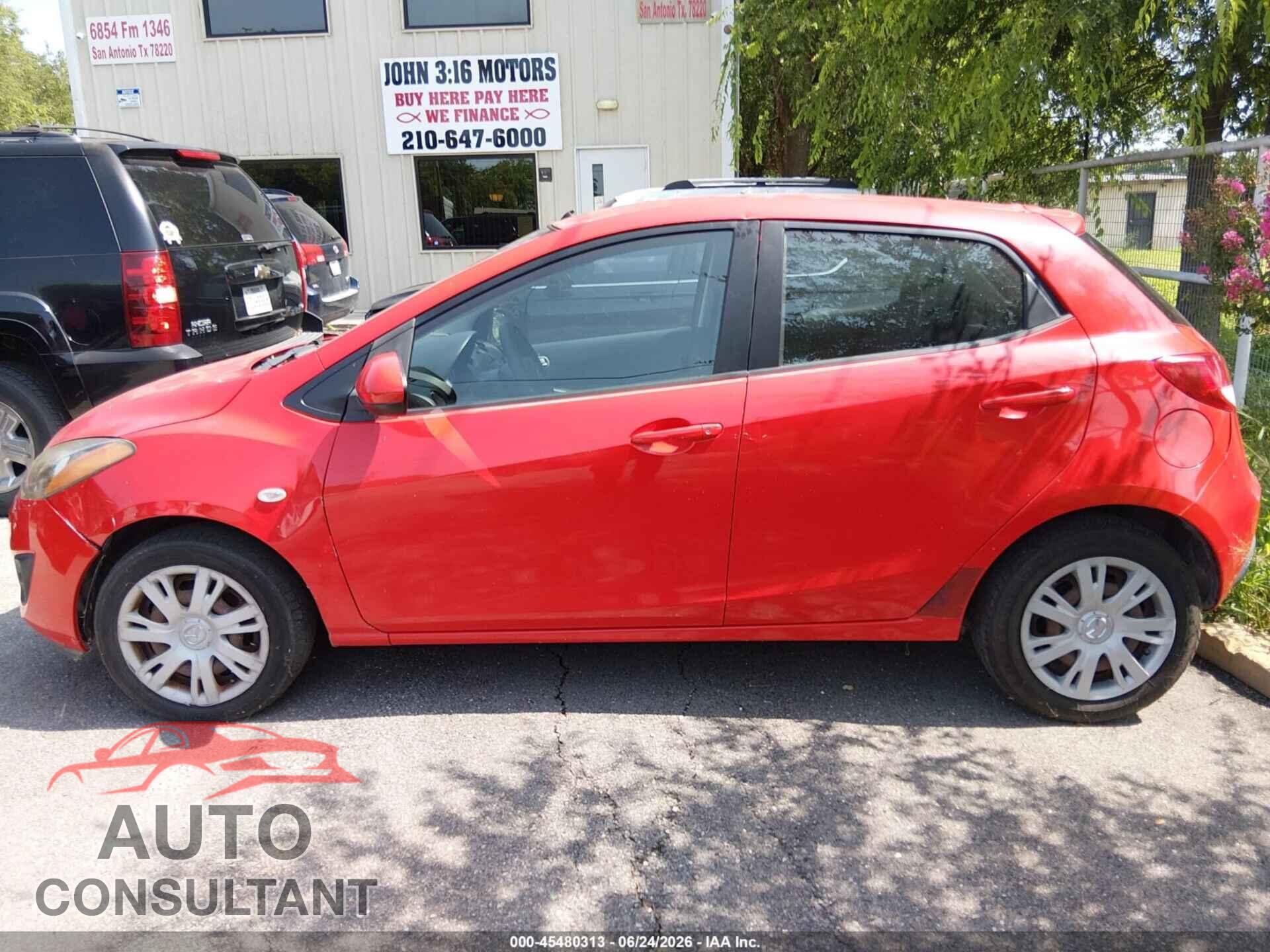 MAZDA MAZDA2 2012 - JM1DE1KY5C0147169