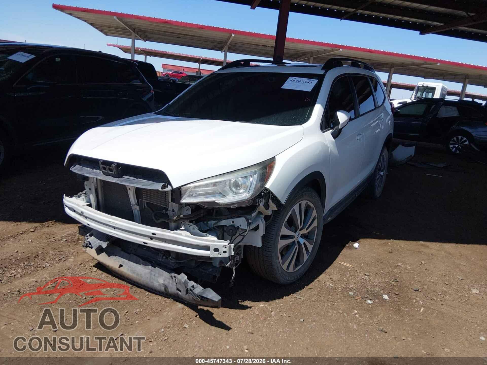 SUBARU ASCENT 2020 - 4S4WMAPD5L3427492