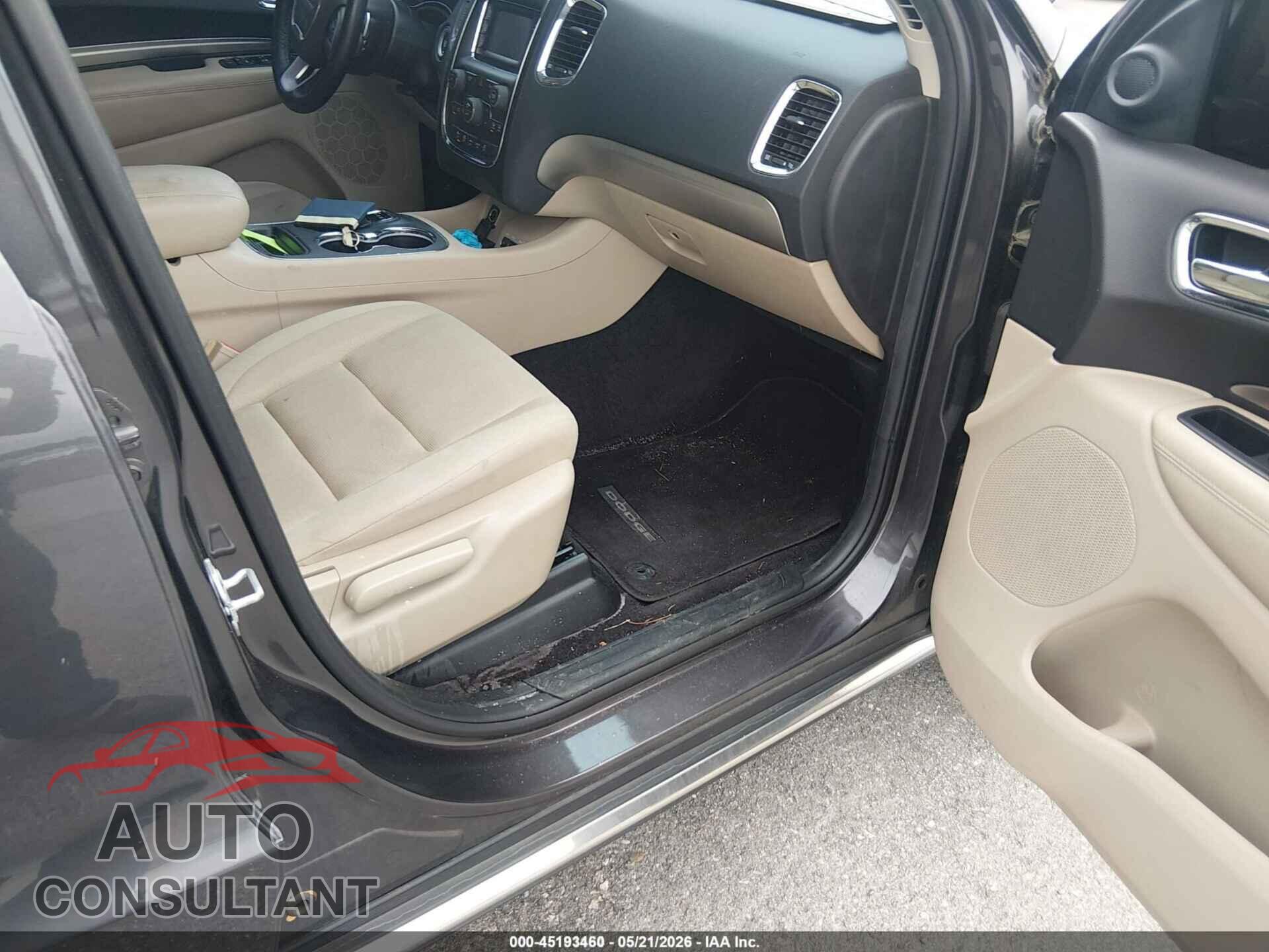 DODGE DURANGO 2017 - 1C4RDJAG6HC883691