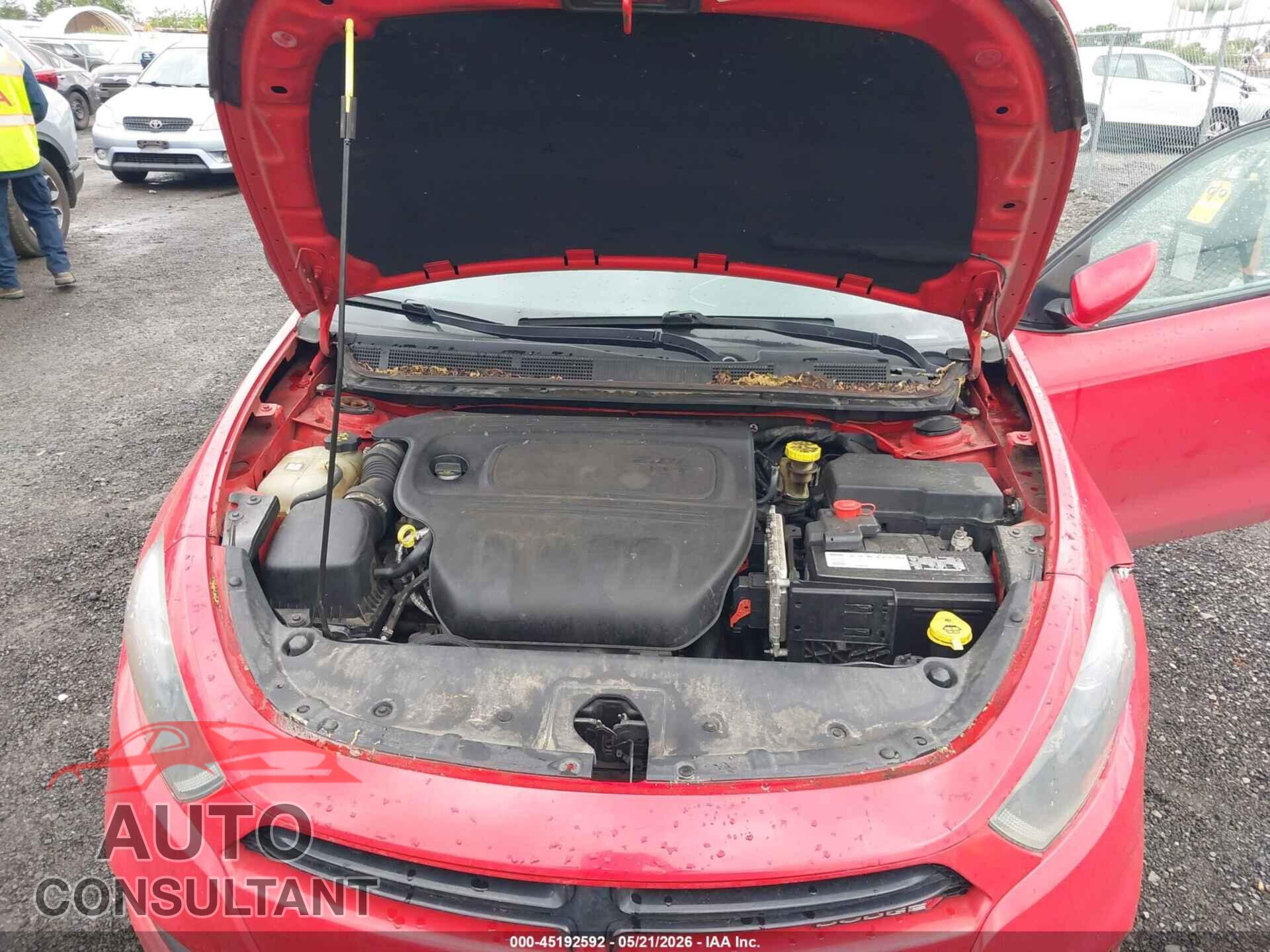 DODGE DART 2016 - 1C3CDFBA2GD660235