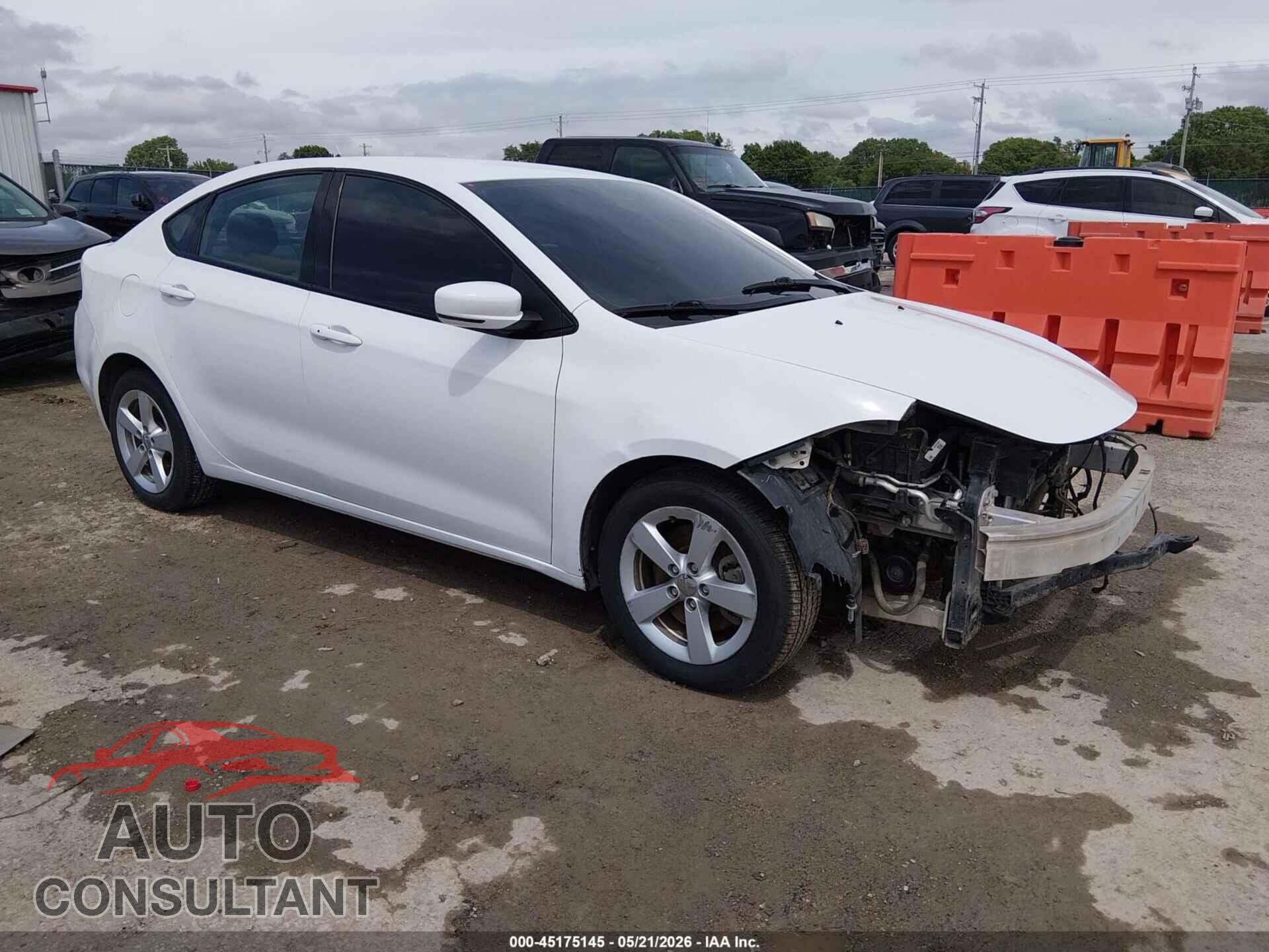 DODGE DART 2015 - 1C3CDFEBXFD194105
