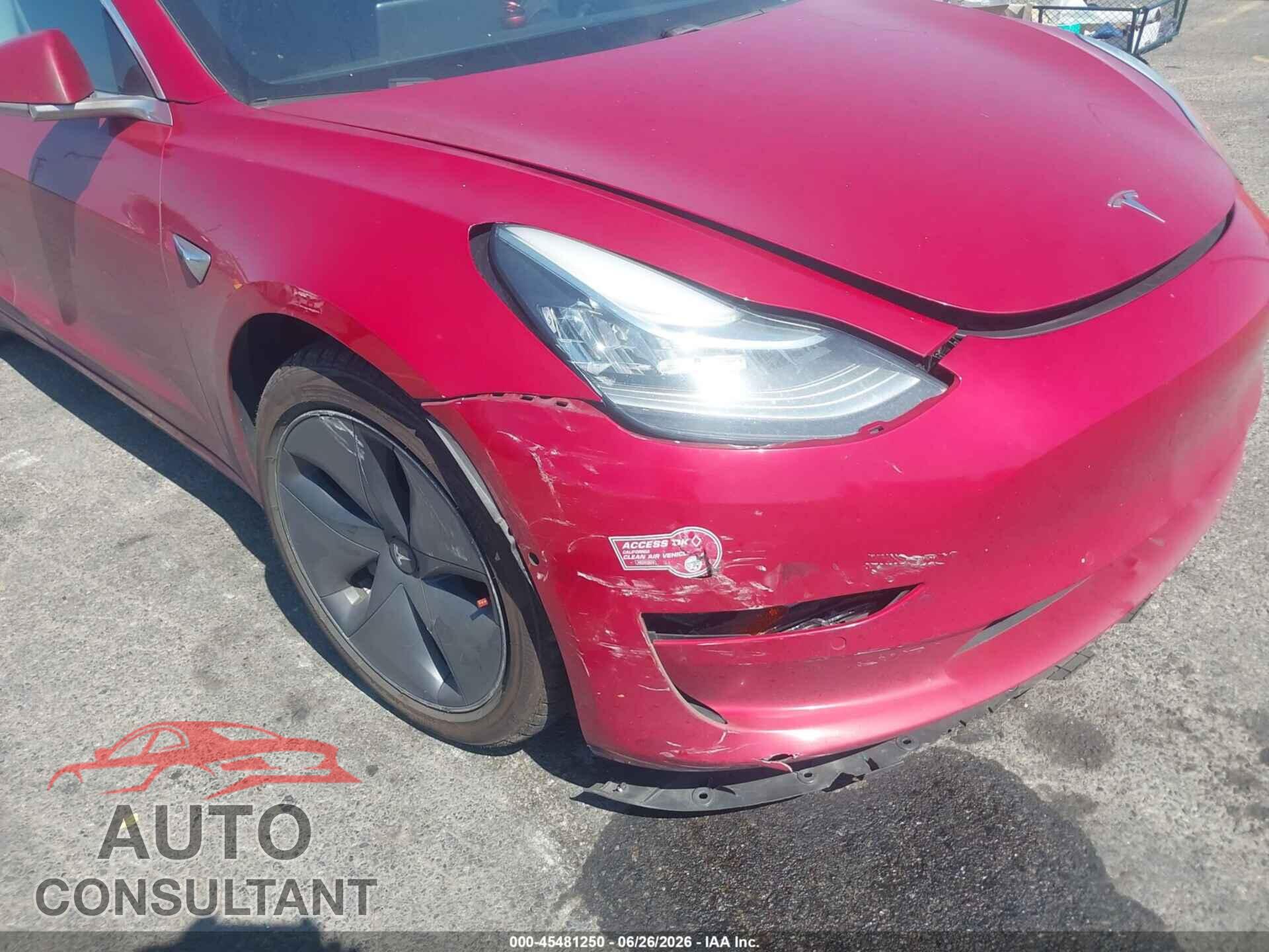 TESLA MODEL 3 2018 - 5YJ3E1EA1JF016796