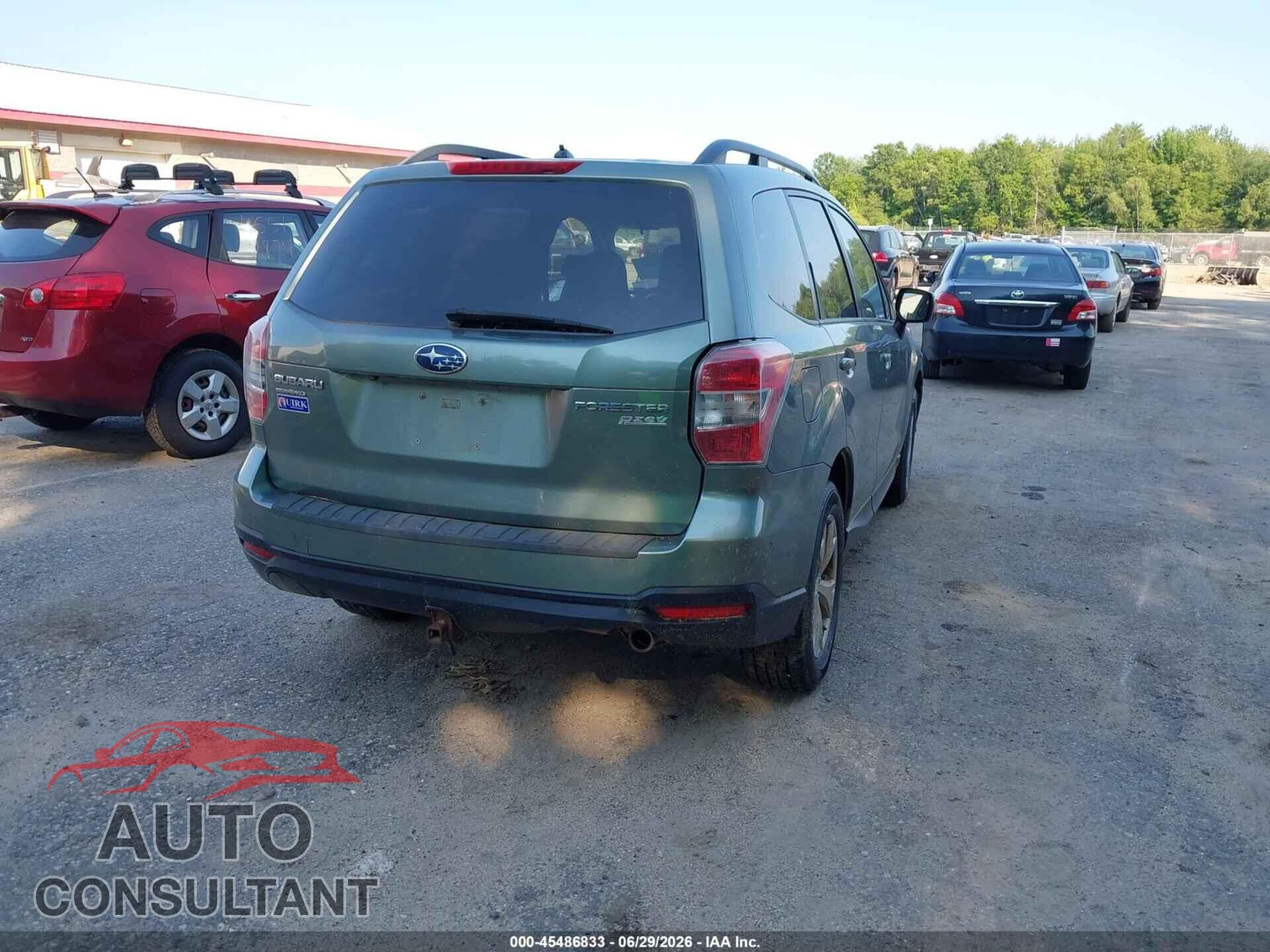 SUBARU FORESTER 2015 - JF2SJADC4FH404530