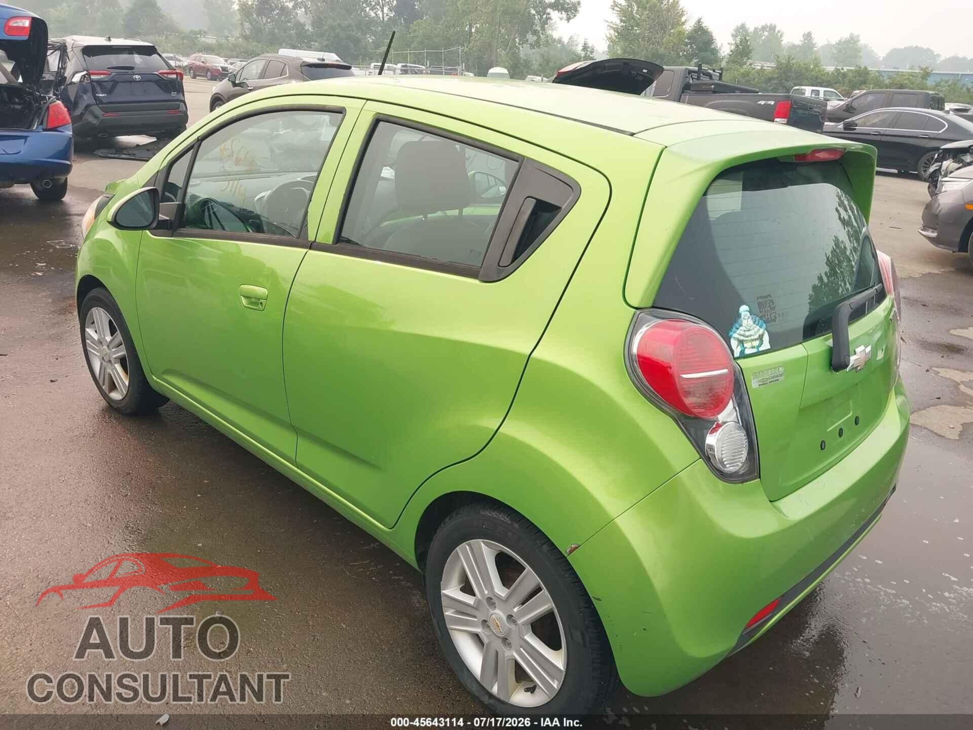 CHEVROLET SPARK 2014 - KL8CD6S99EC480599