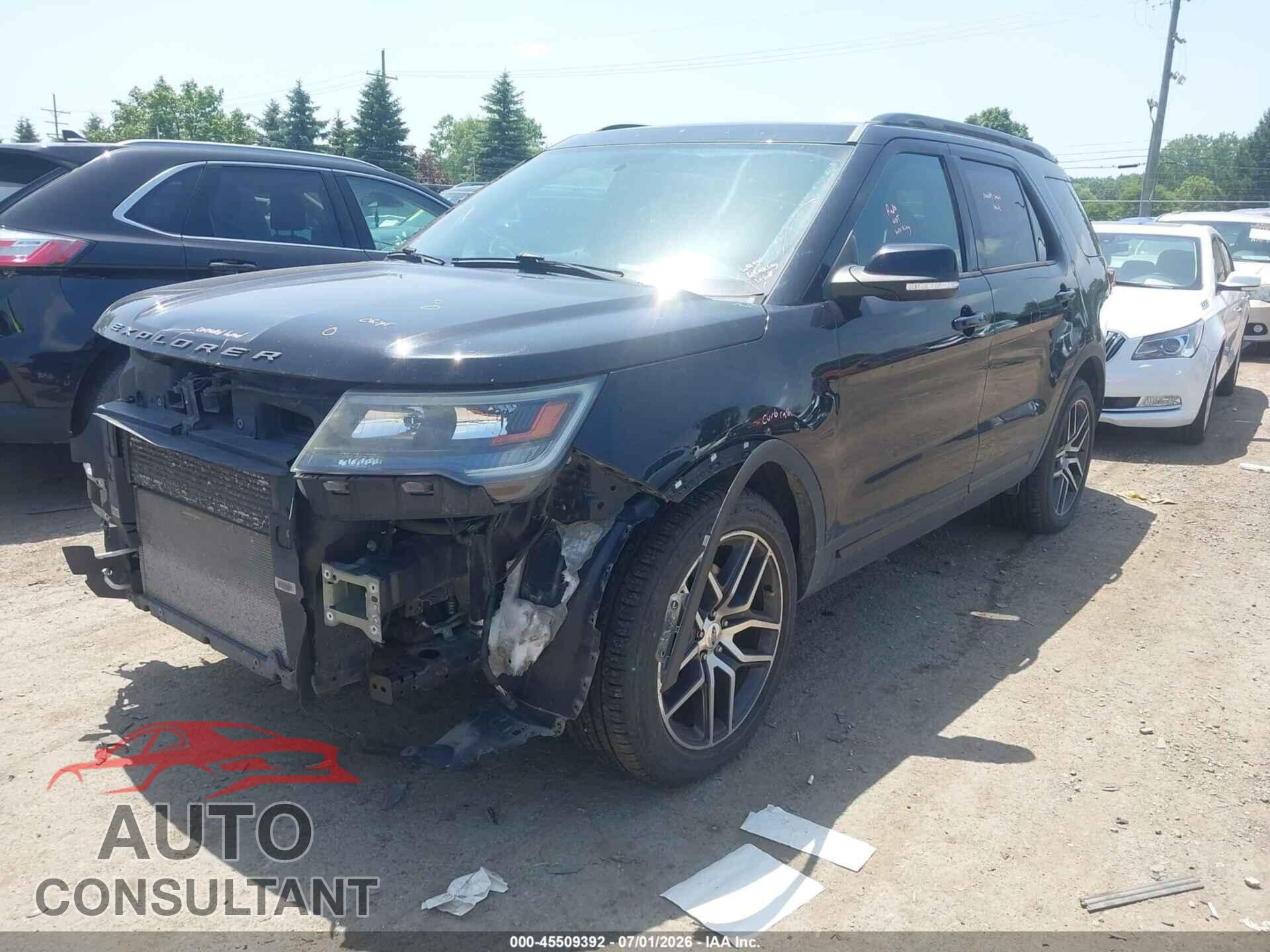 FORD EXPLORER 2017 - 1FM5K8GTXHGD97780