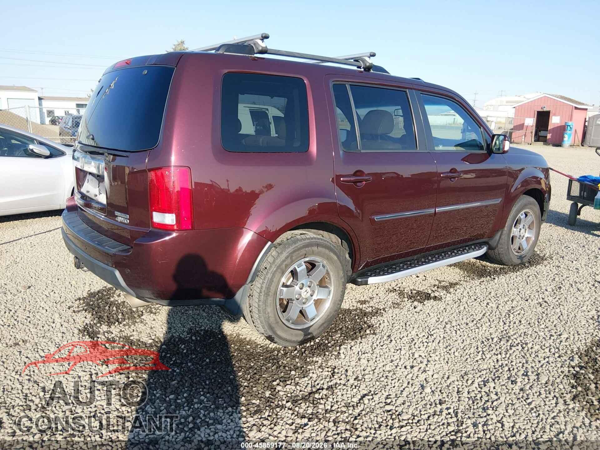 HONDA PILOT 2011 - 5FNYF4H99BB033563