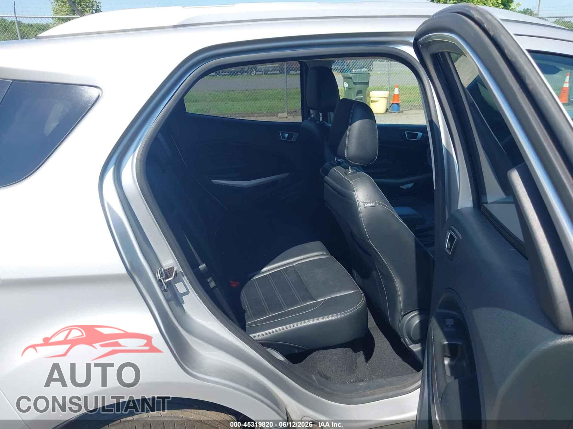 FORD ECOSPORT 2019 - MAJ6S3KL2KC297504