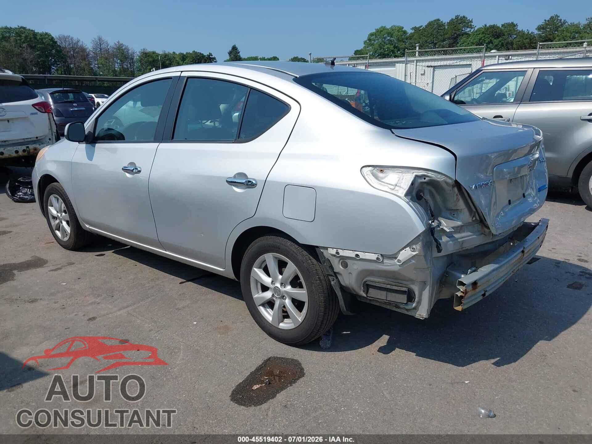 NISSAN VERSA 2012 - 3N1CN7AP1CL847168