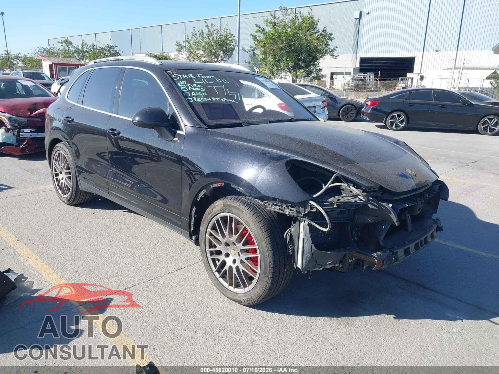 PORSCHE CAYENNE 2012 - WP1AC2A27CLA82656