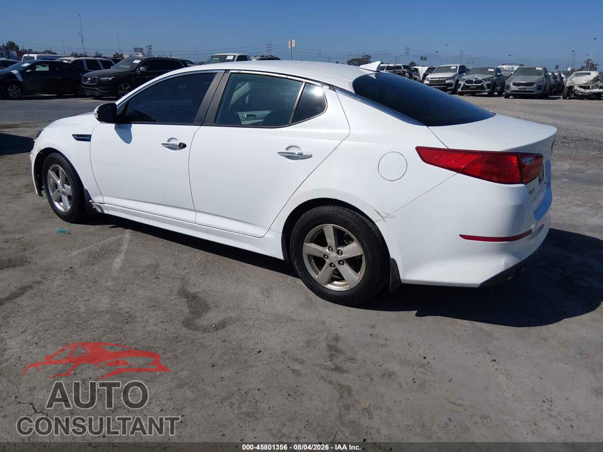 KIA OPTIMA 2015 - KNAGM4A79F5612468