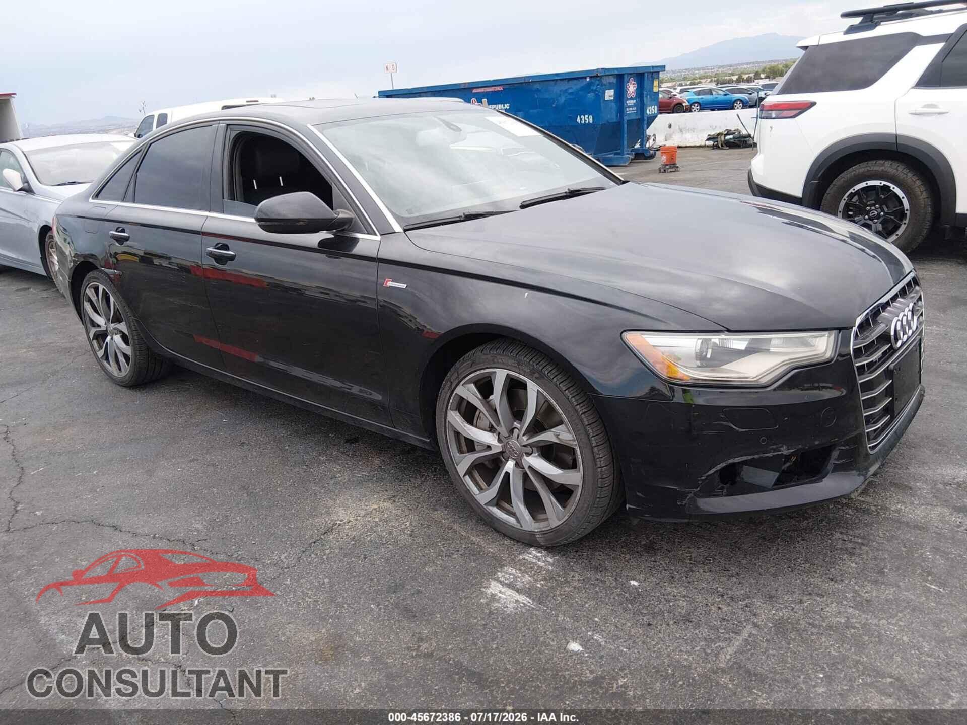 AUDI A6 2013 - WAUGGAFC4DN127793