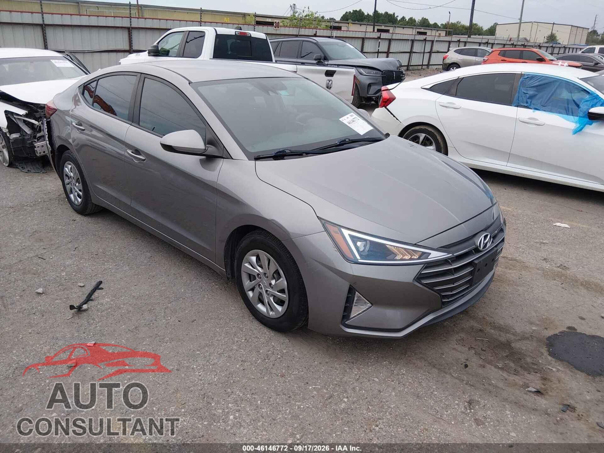 HYUNDAI ELANTRA 2020 - KMHD74LF9LU099303