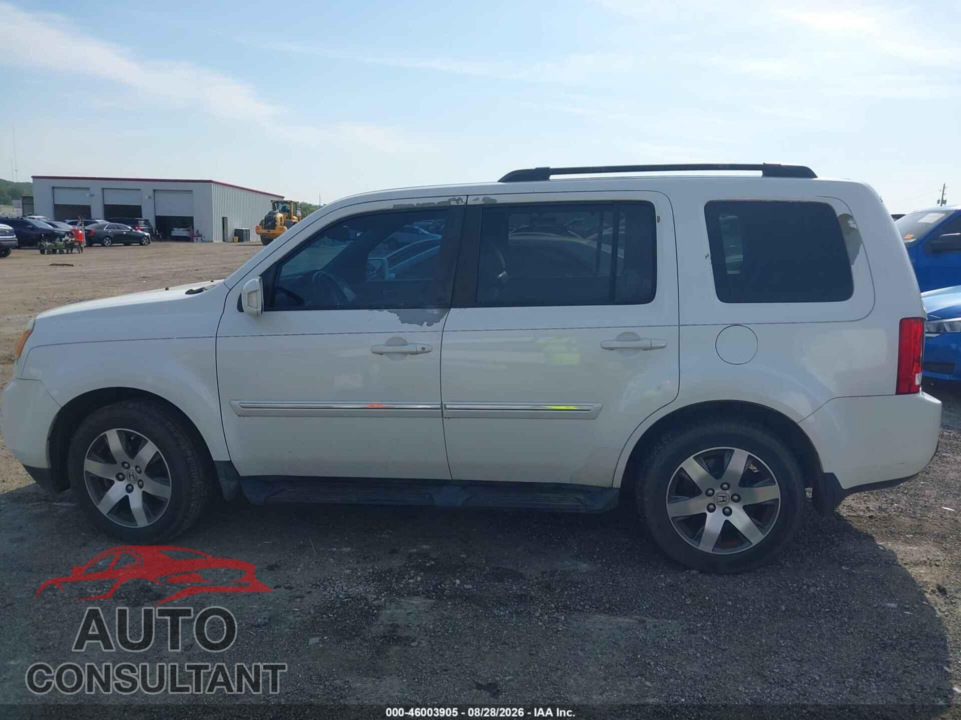 HONDA PILOT 2012 - 5FNYF3H93CB007259