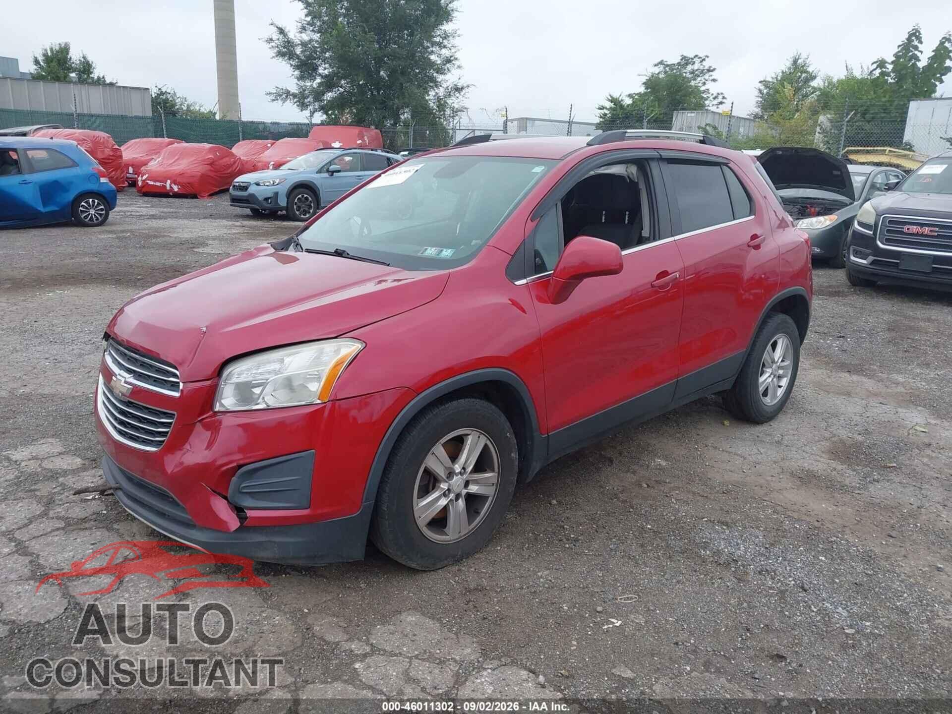 CHEVROLET TRAX 2015 - KL7CJLSB7FB253045