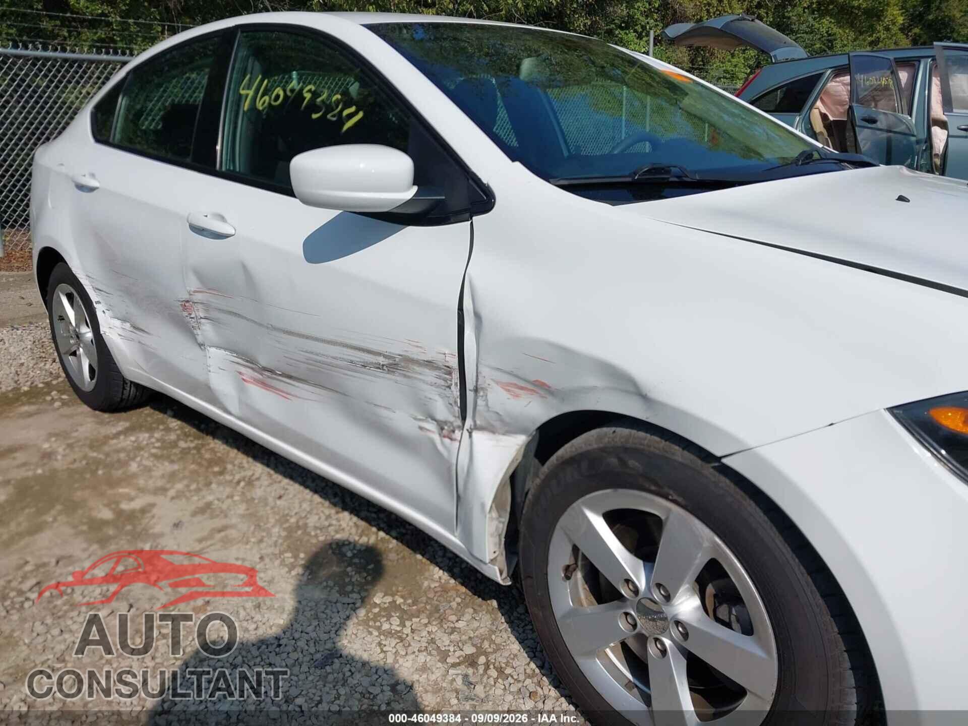 DODGE DART 2015 - 1C3CDFBB6FD420466