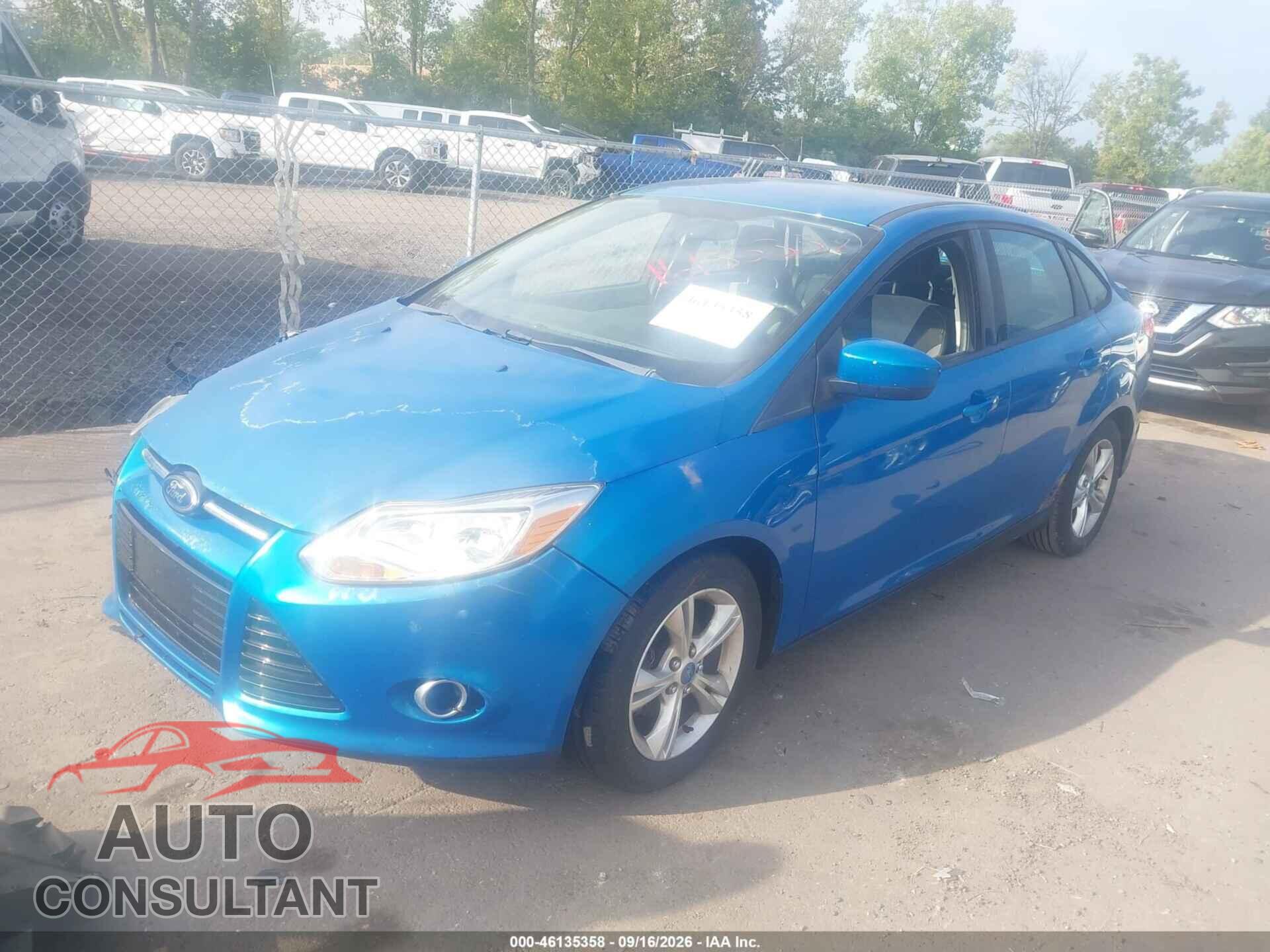FORD FOCUS 2012 - 1FAHP3F21CL249599