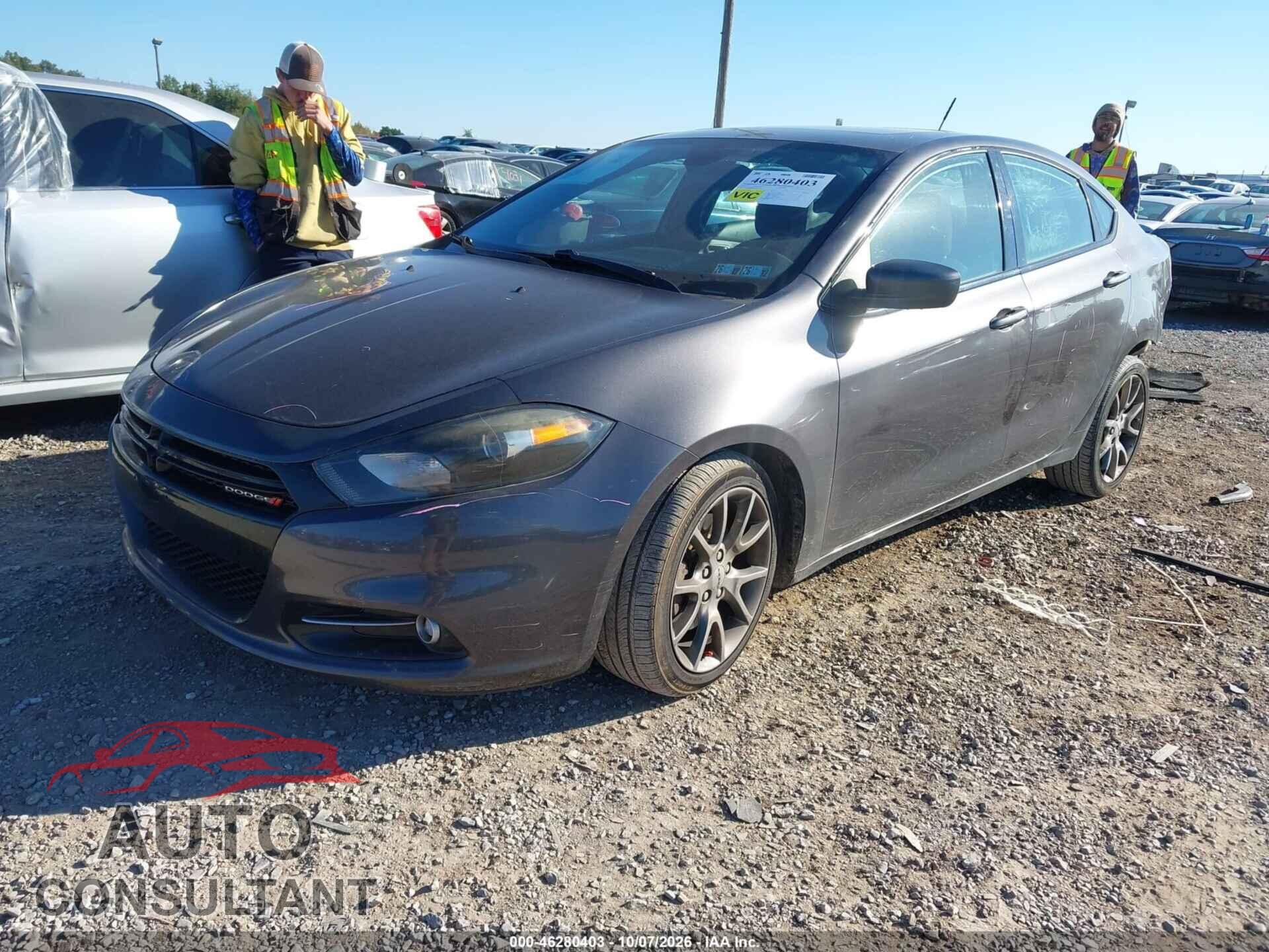 DODGE DART 2015 - 1C3CDFBB3FD142464