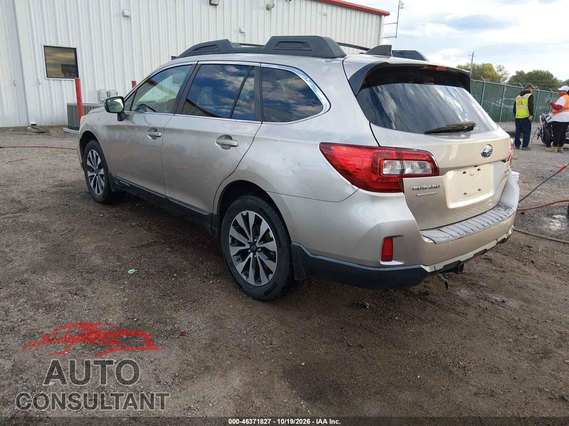 SUBARU OUTBACK 2016 - 4S4BSENC1G3349448