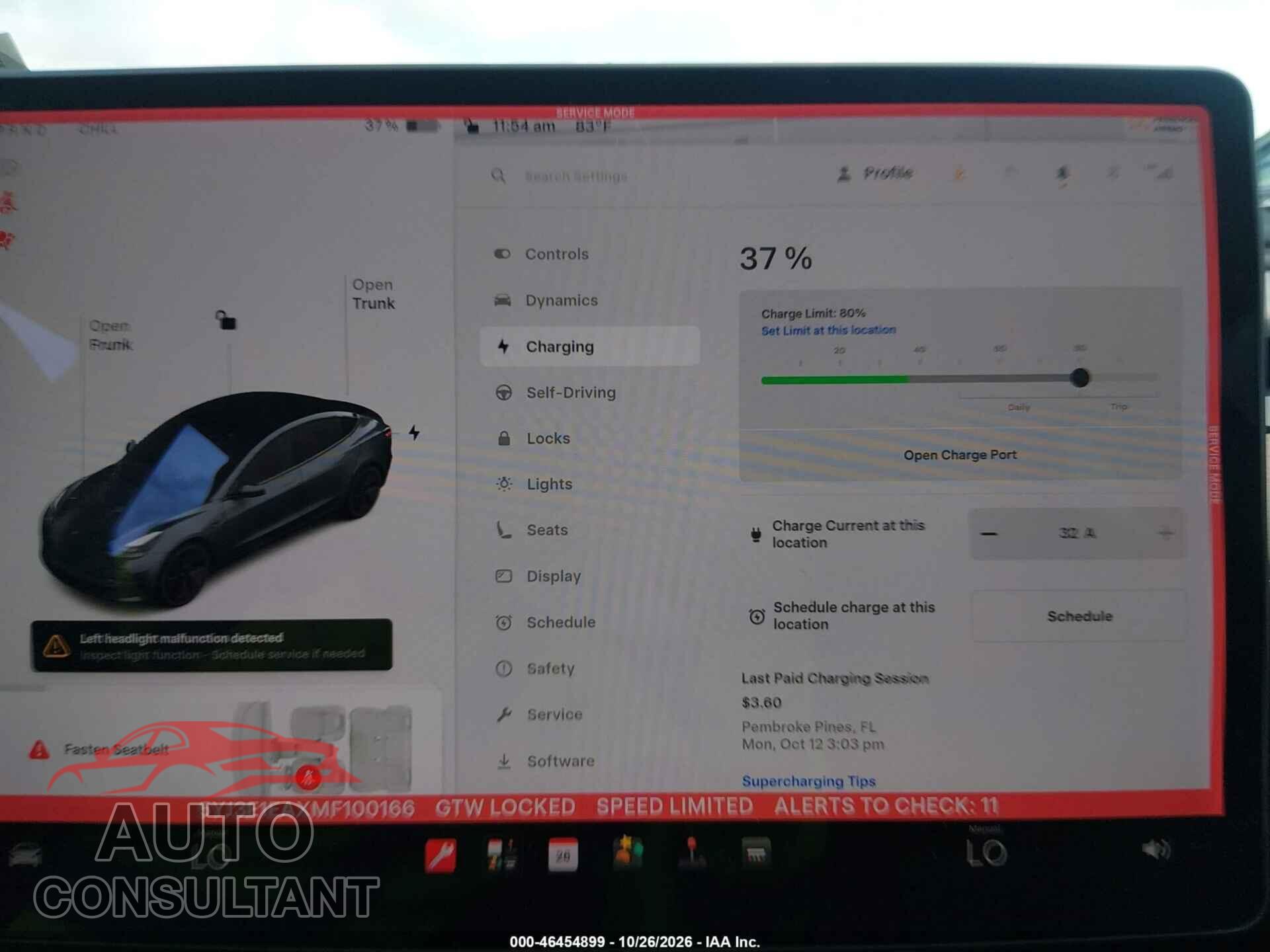 TESLA MODEL 3 2021 - 5YJ3E1EAXMF100166