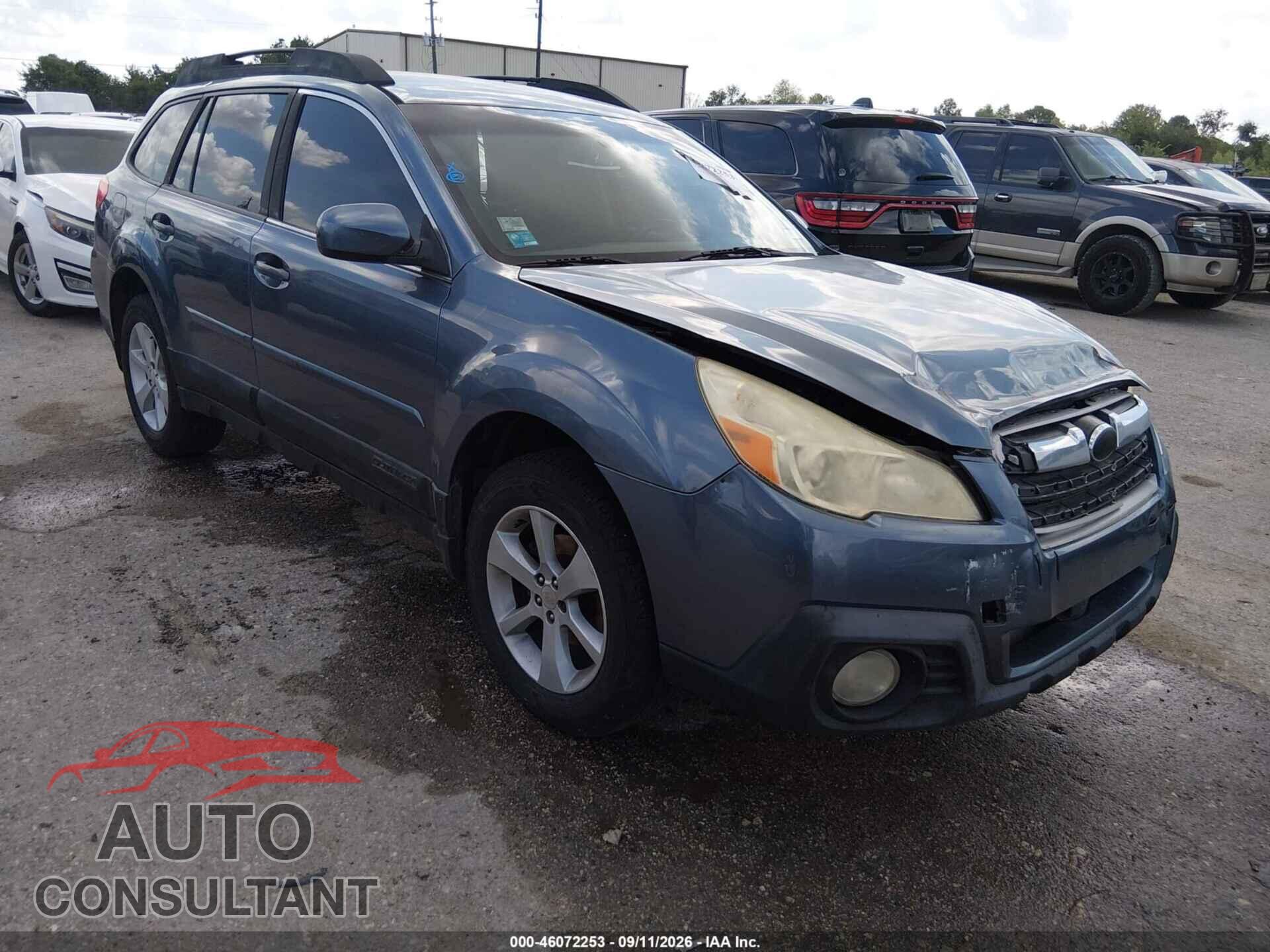 SUBARU OUTBACK 2013 - 4S4BRBBC5D3270214