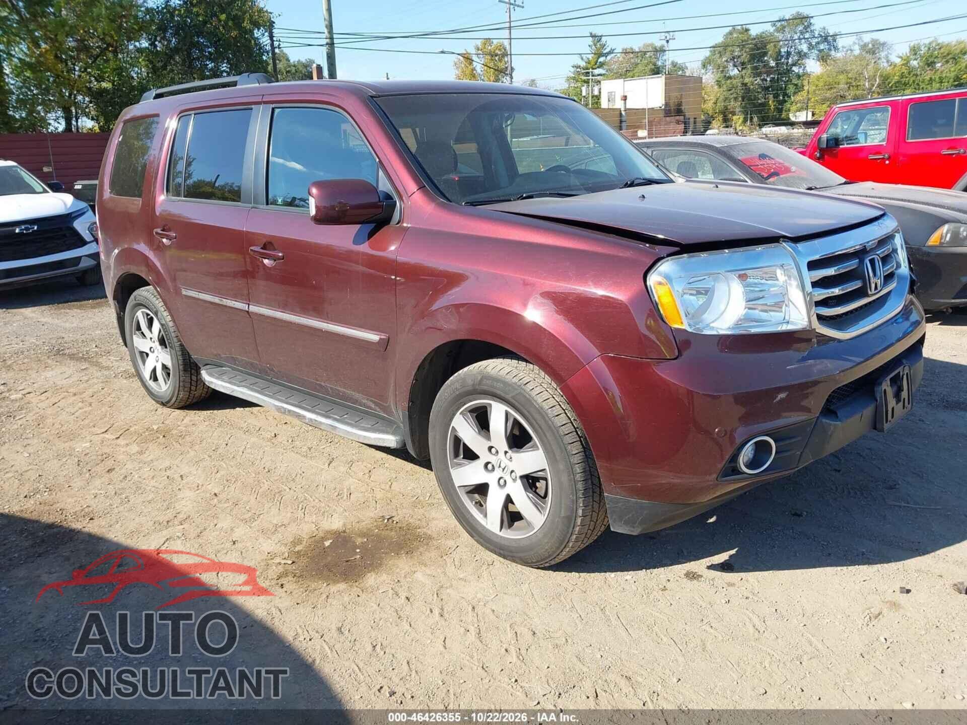 HONDA PILOT 2012 - 5FNYF4H9XCB075077