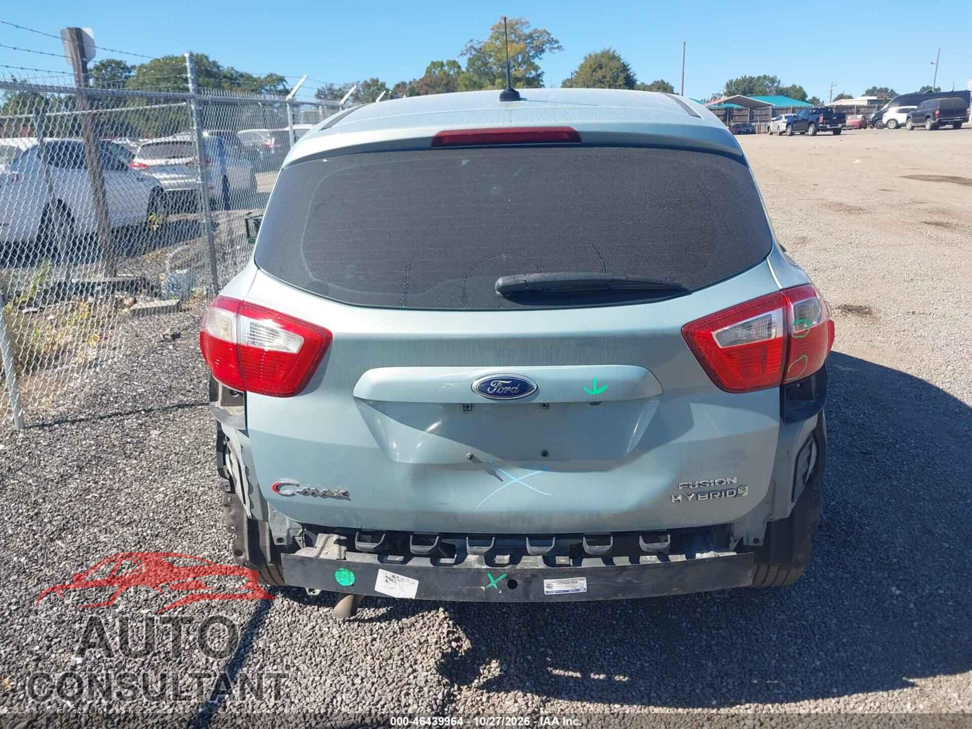 FORD C-MAX HYBRID 2013 - 1FADP5BU2DL545864
