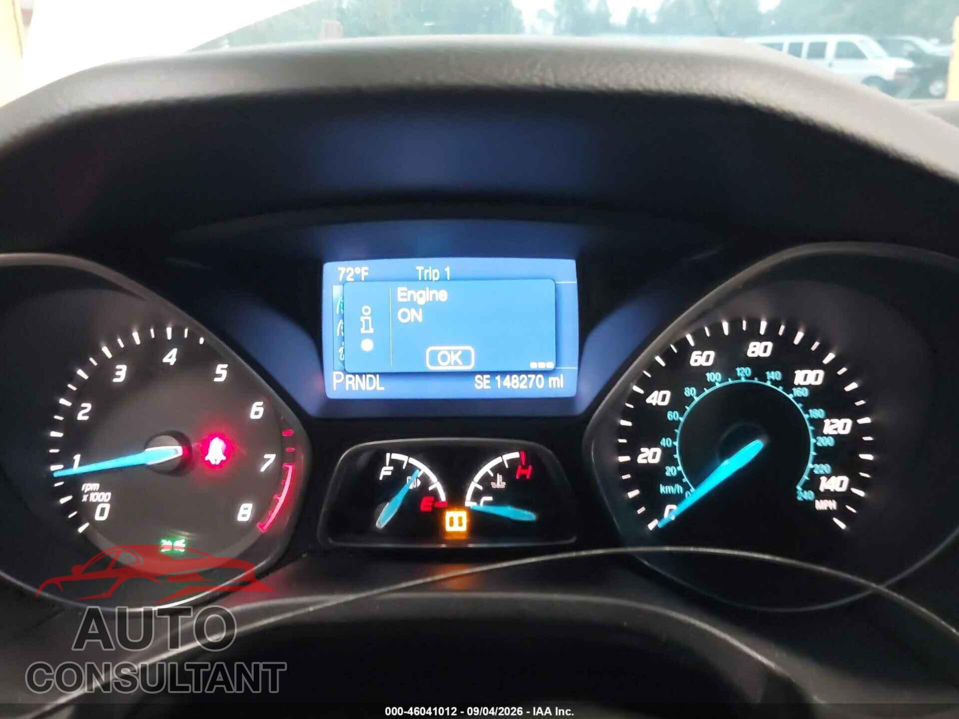 FORD FOCUS 2013 - 1FADP3K29DL261621