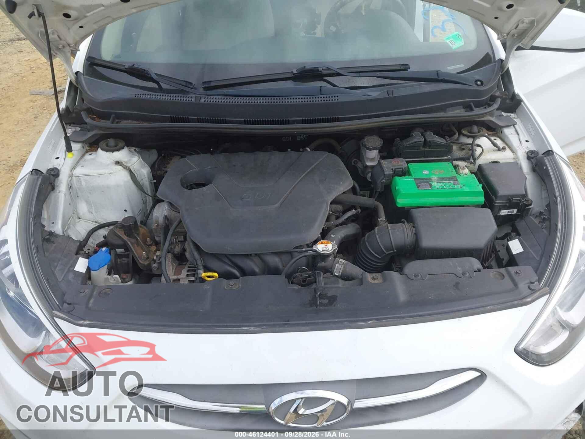 HYUNDAI ACCENT 2017 - KMHCT4AE8HU324352