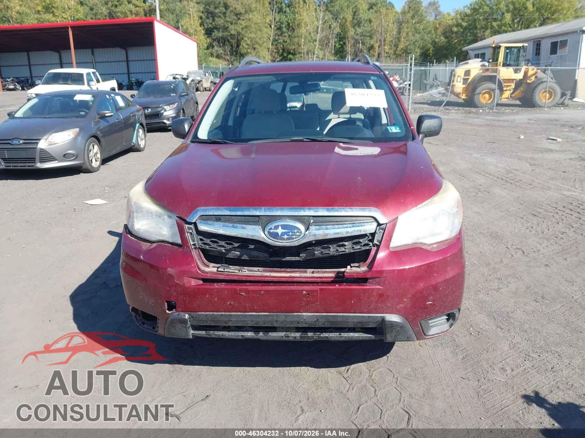 SUBARU FORESTER 2015 - JF2SJABC1FH554890