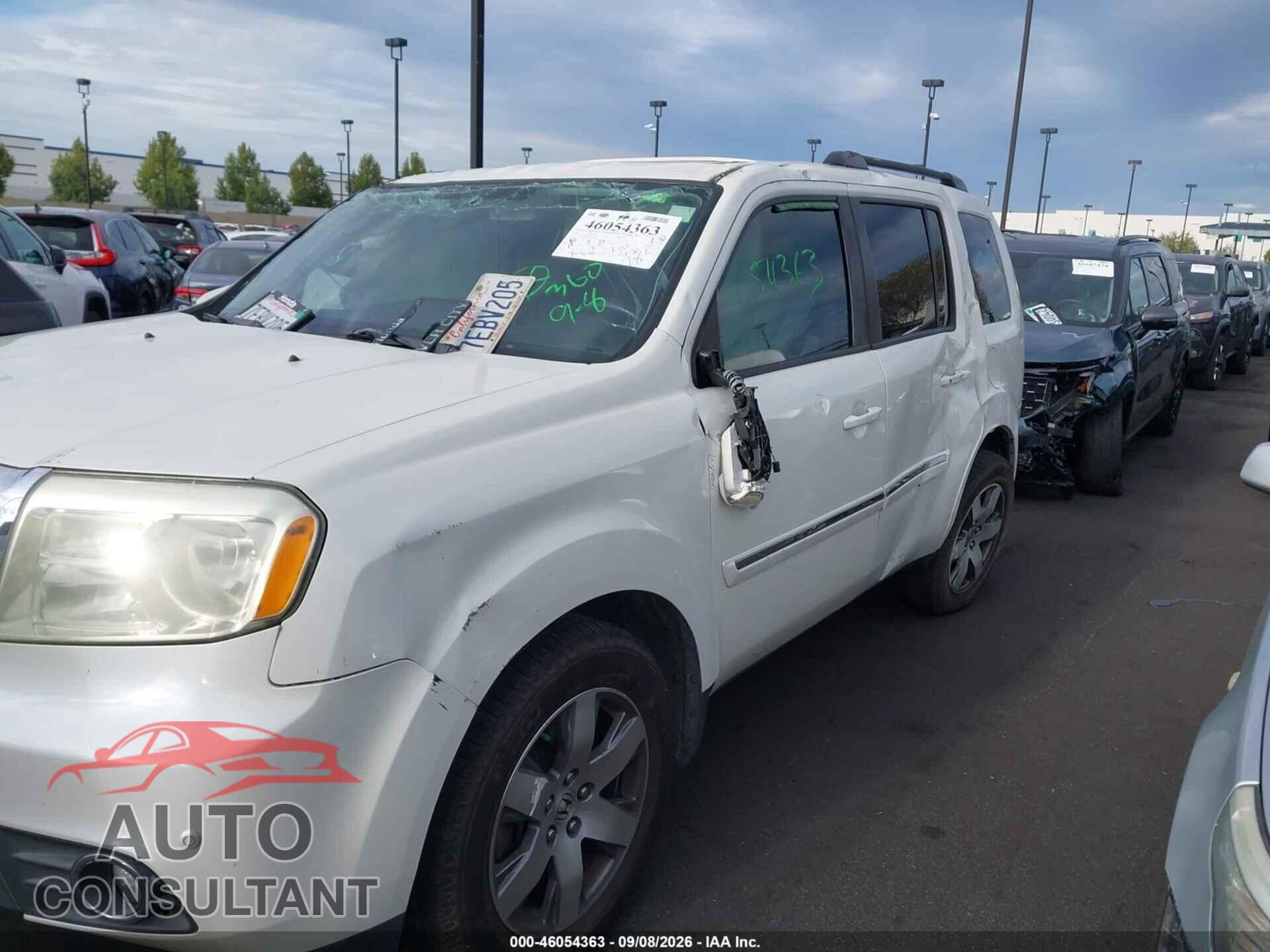 HONDA PILOT 2014 - 5FNYF3H92EB011712