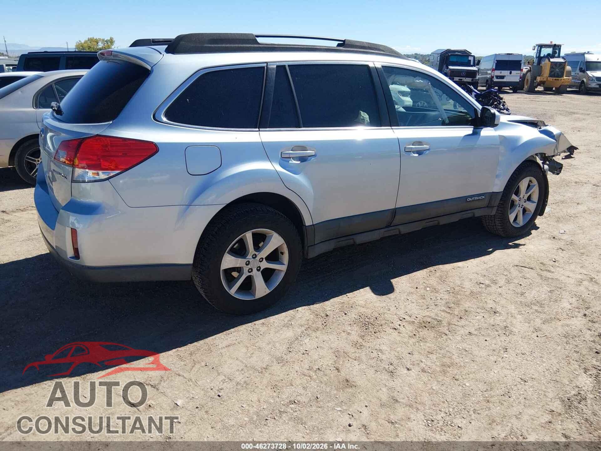 SUBARU OUTBACK 2013 - 4S4BRCCC3D3315798
