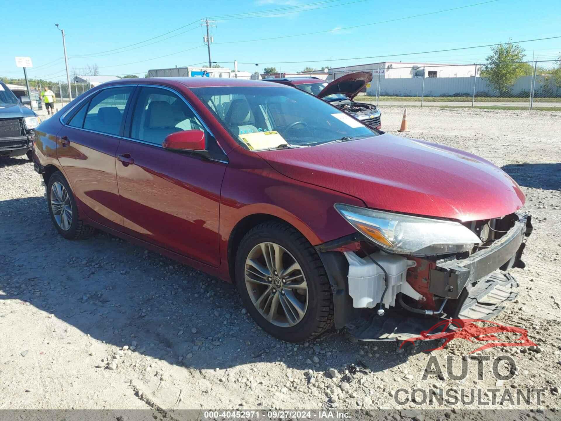 TOYOTA CAMRY 2015 - 4T1BF1FK3FU990872