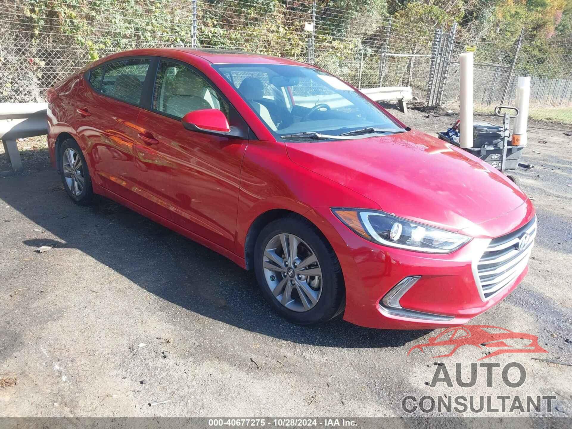 HYUNDAI ELANTRA 2017 - 5NPD84LF7HH206500