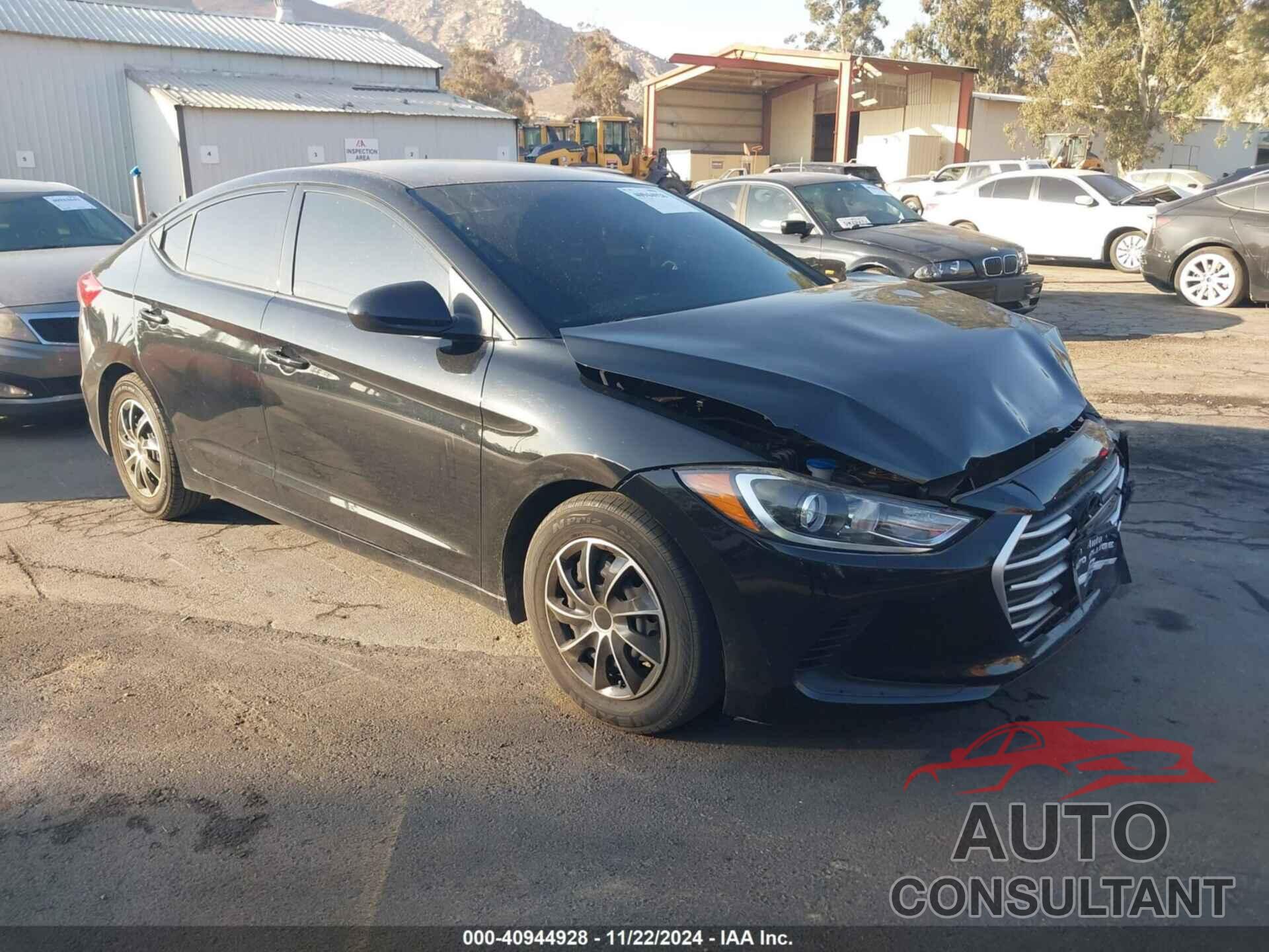 HYUNDAI ELANTRA 2018 - 5NPD84LF9JH336624