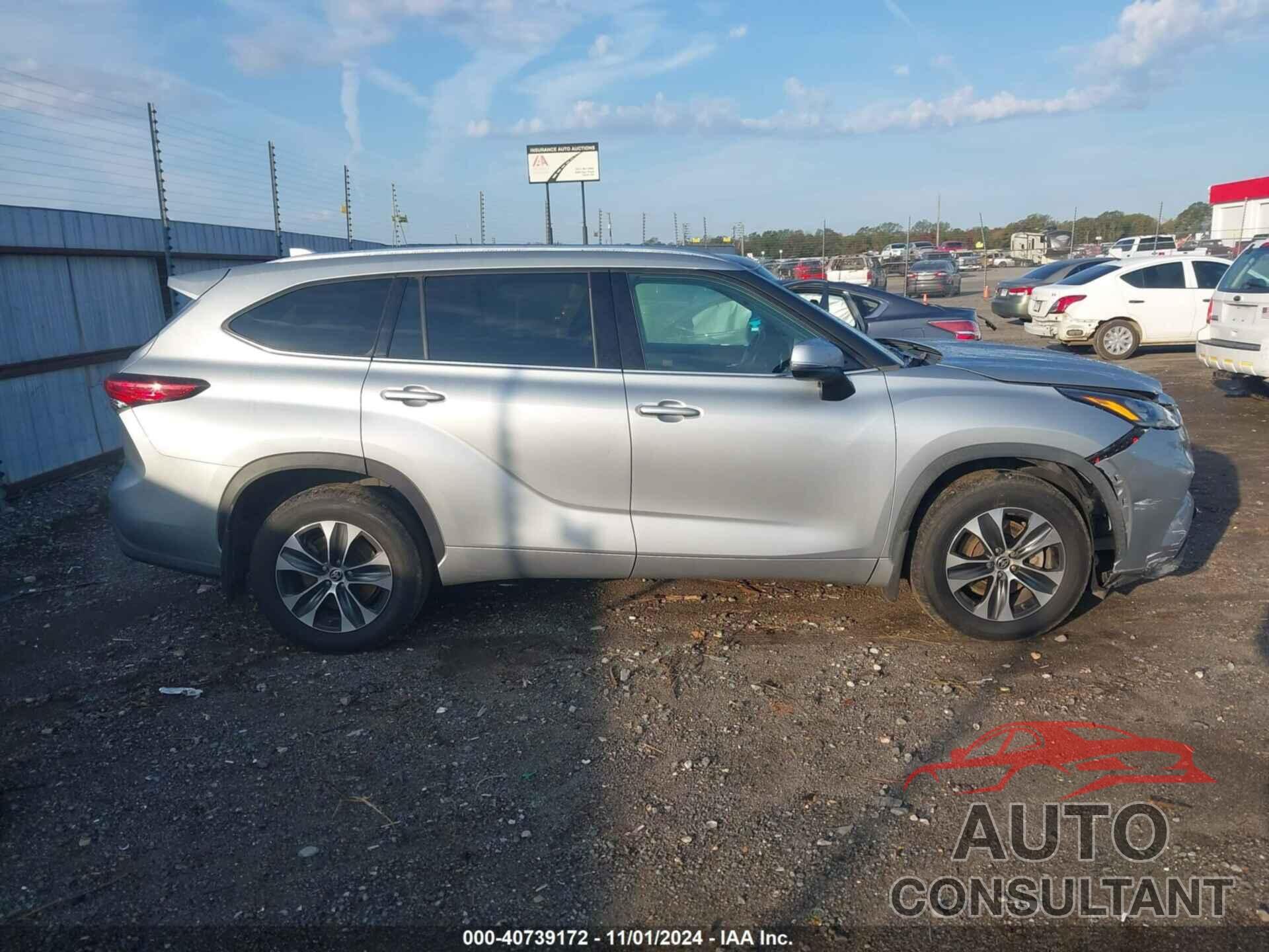TOYOTA HIGHLANDER 2020 - 5TDGZRBH2LS017377