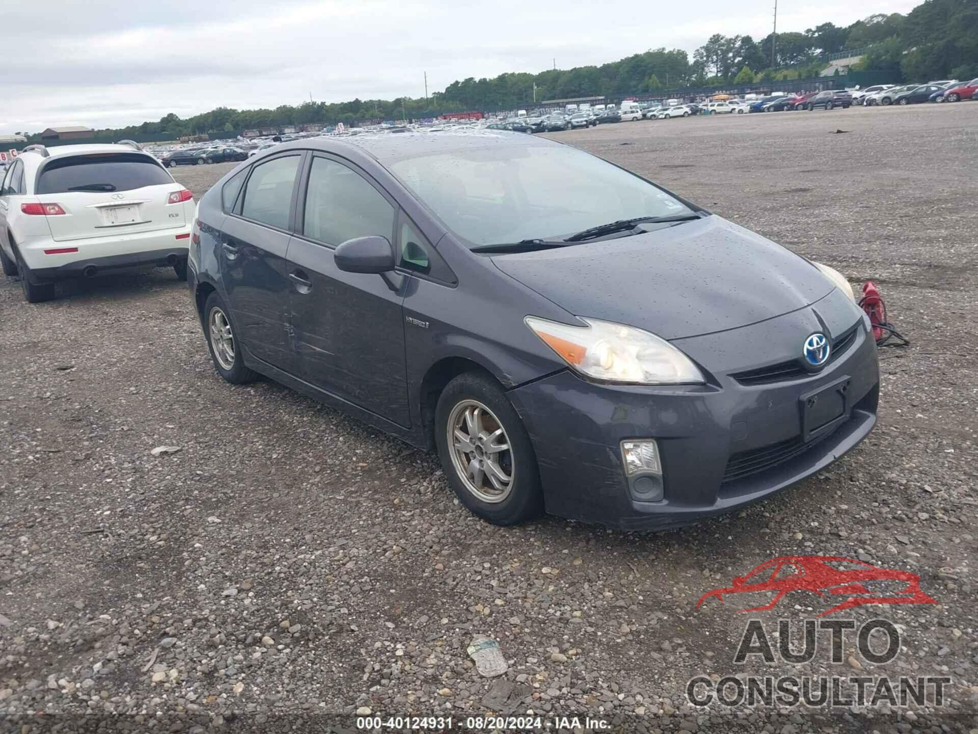 TOYOTA PRIUS 2011 - JTDKN3DU4B0269386