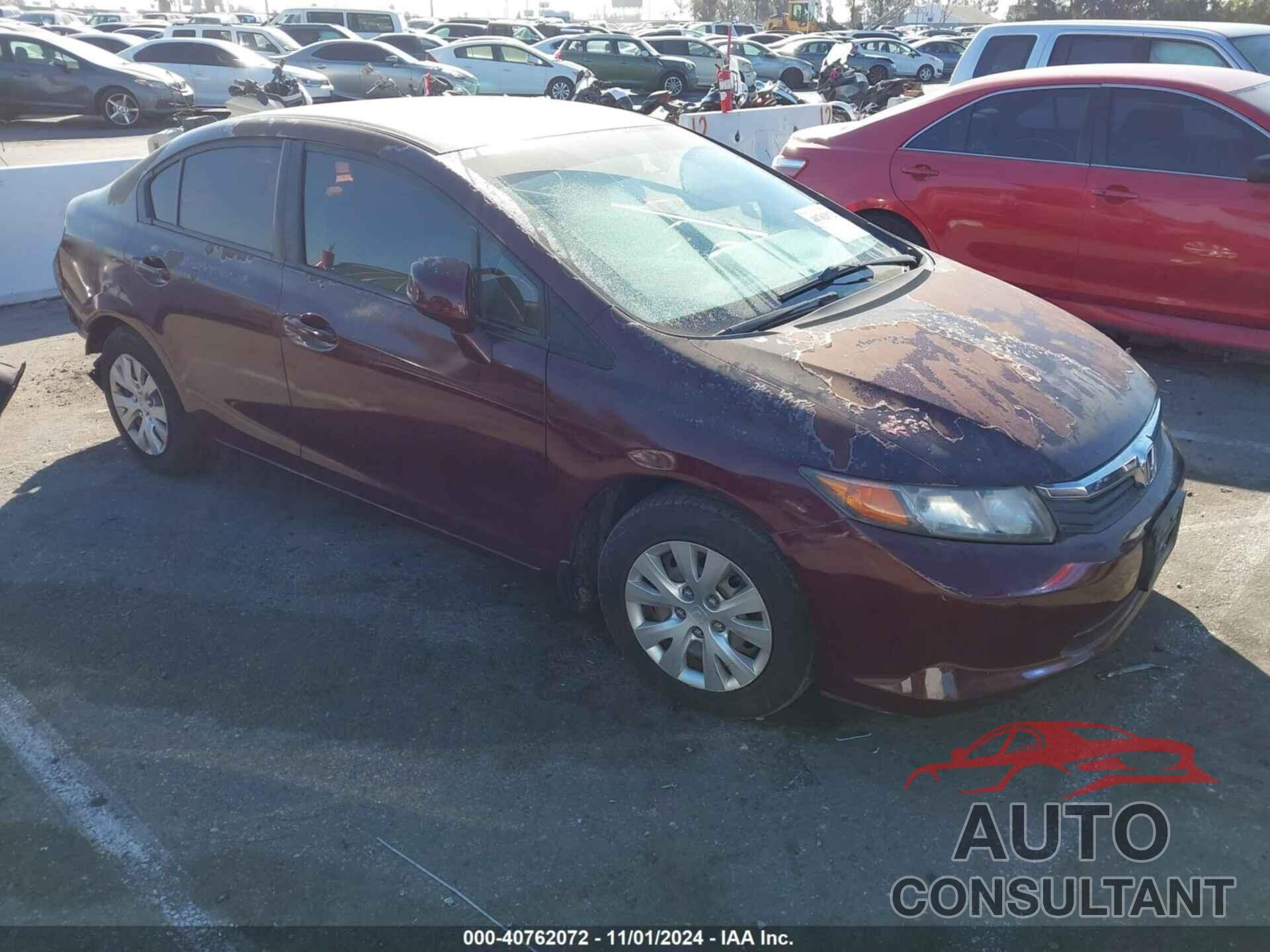 HONDA CIVIC 2012 - 2HGFB2F59CH600231
