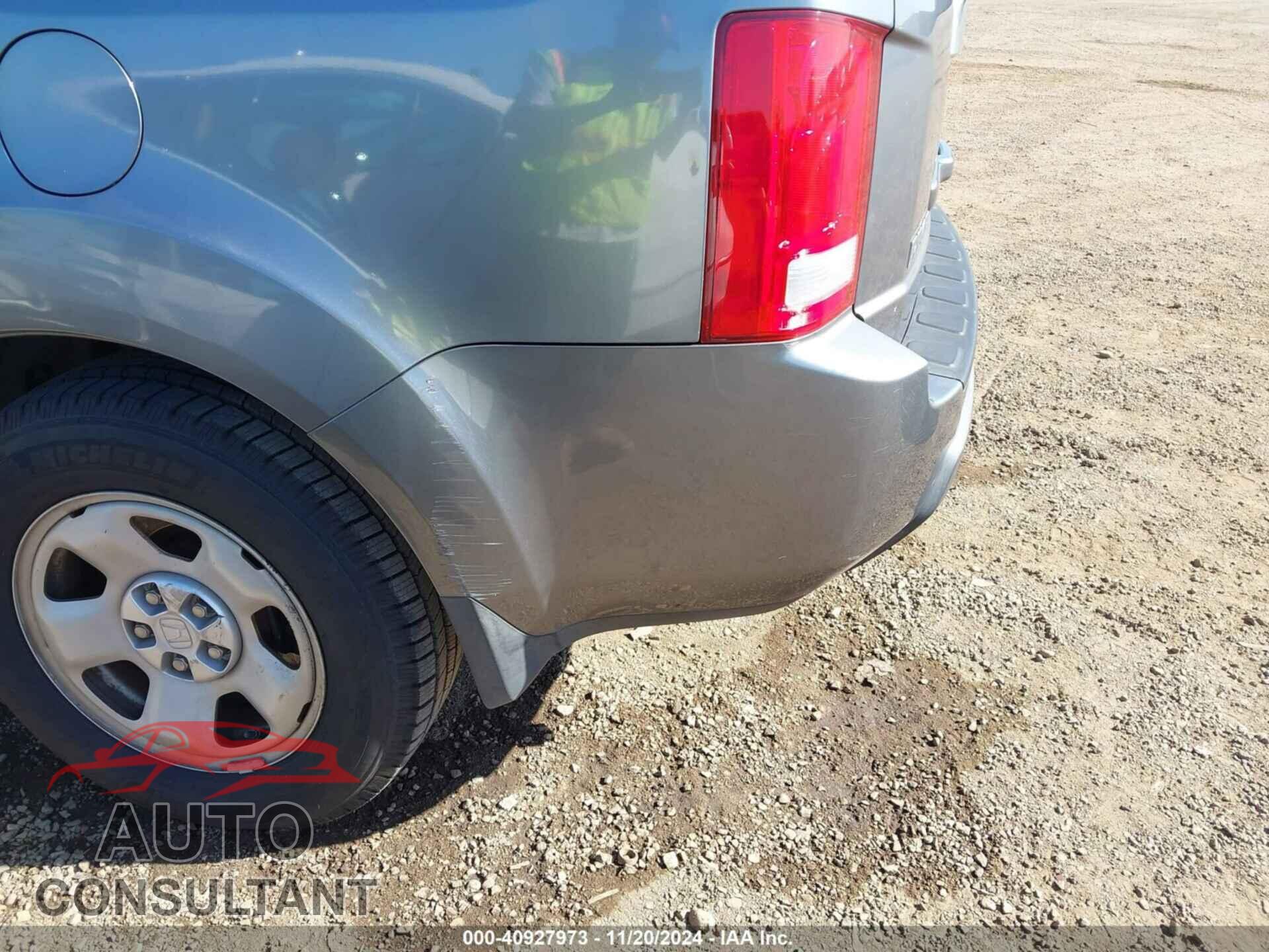 HONDA PILOT 2009 - 5FNYF38299B009917